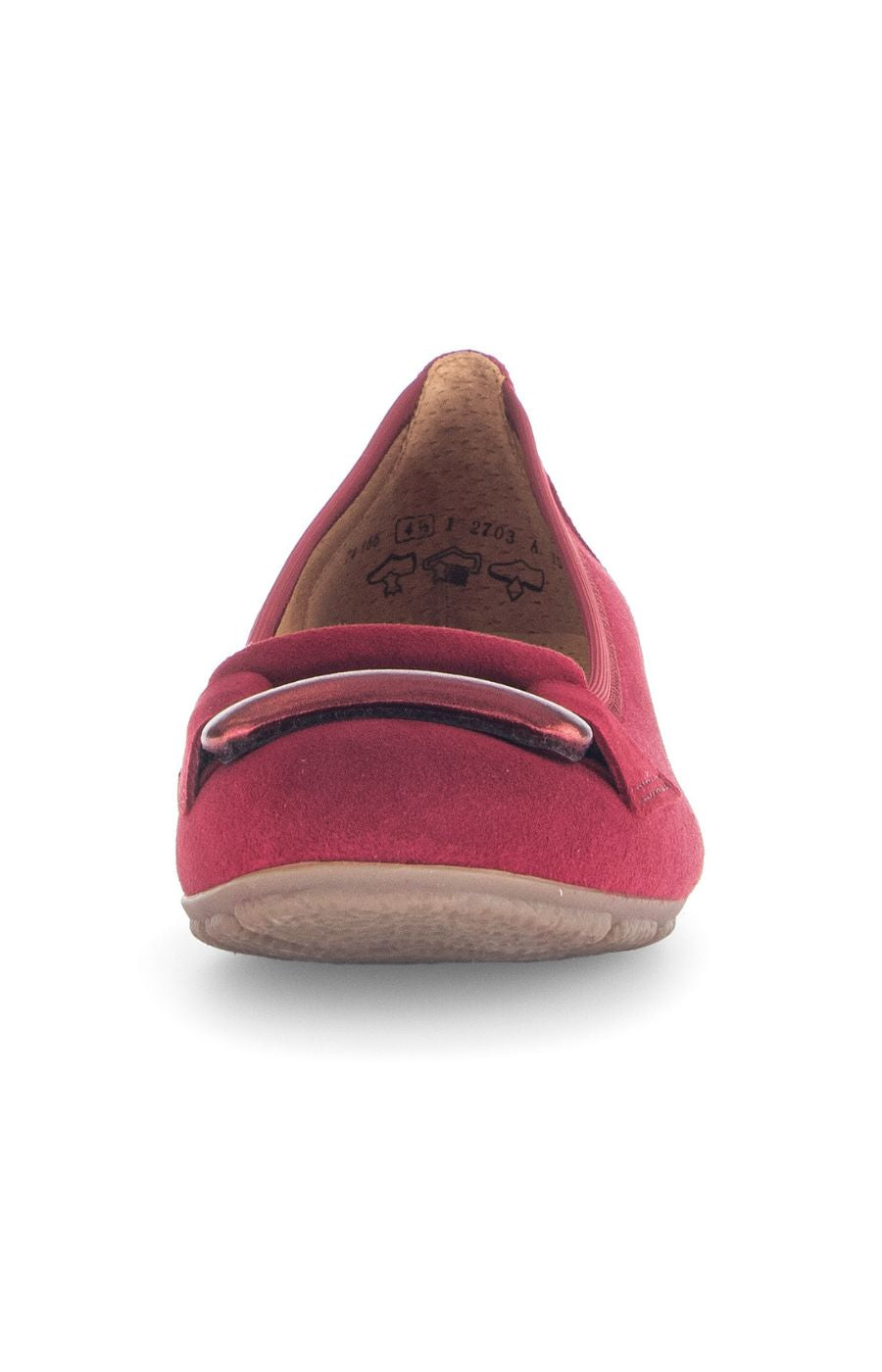 Gabor Buckle Pump in Red