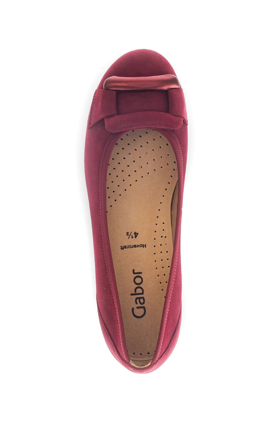 Gabor Buckle Pump in Red