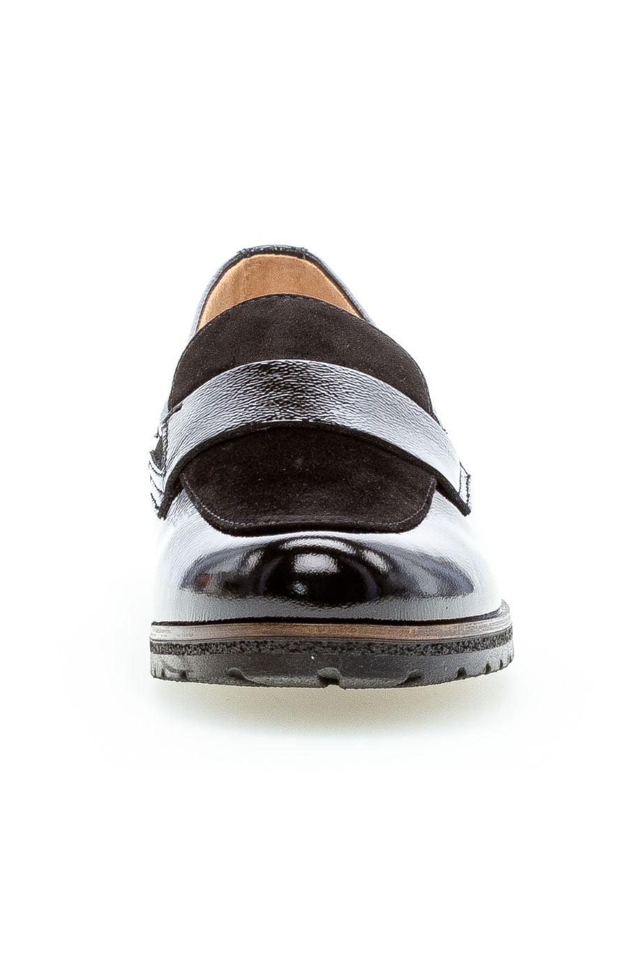 Gabor Patent Leather Shoe in Black
