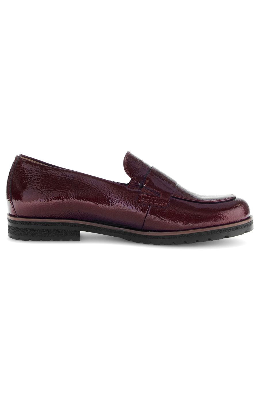 Gabor Patent Leather Shoe in Wine