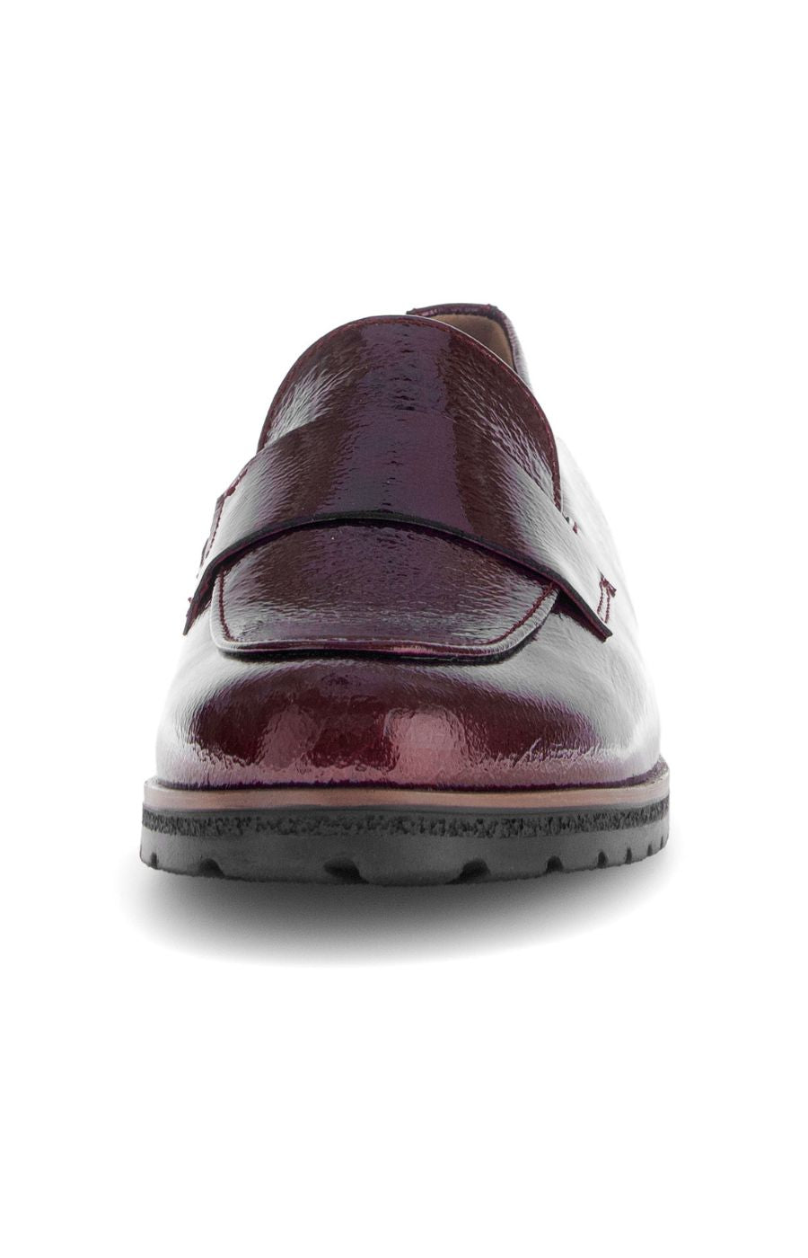 Gabor Patent Leather Shoe in Wine