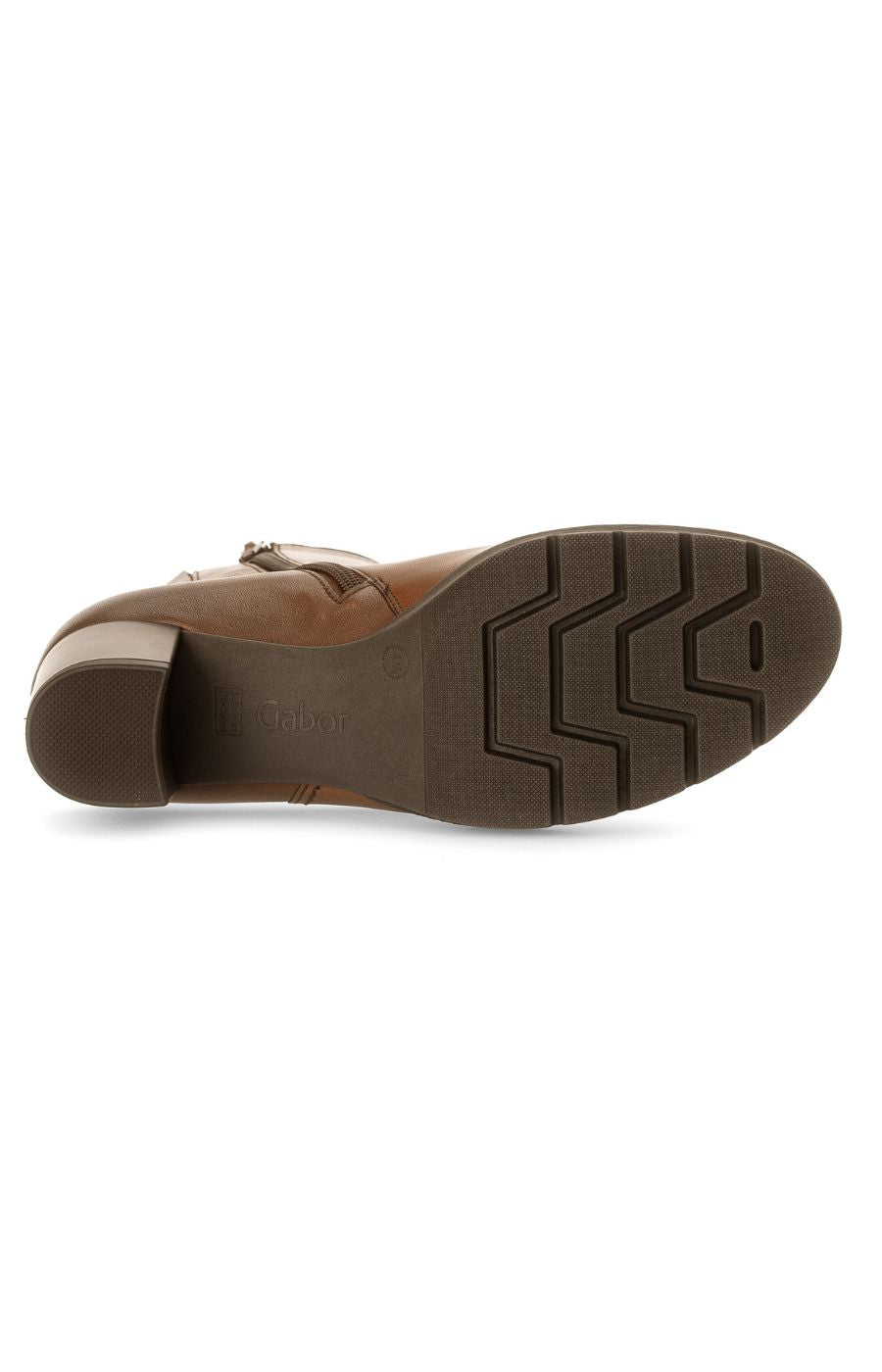 Gabor Platform Heel Ankle Boots in Tan