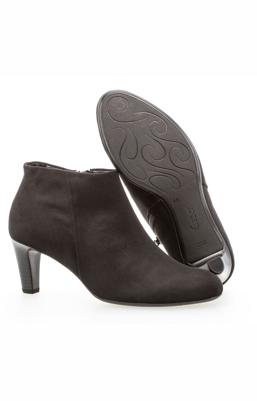 Gabor Suede Ankle Boots in Black