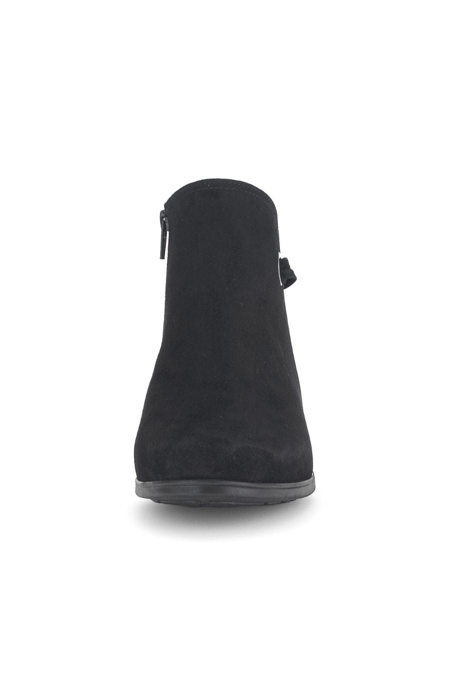 Gabor Suede Loop Ankle Boot in Black