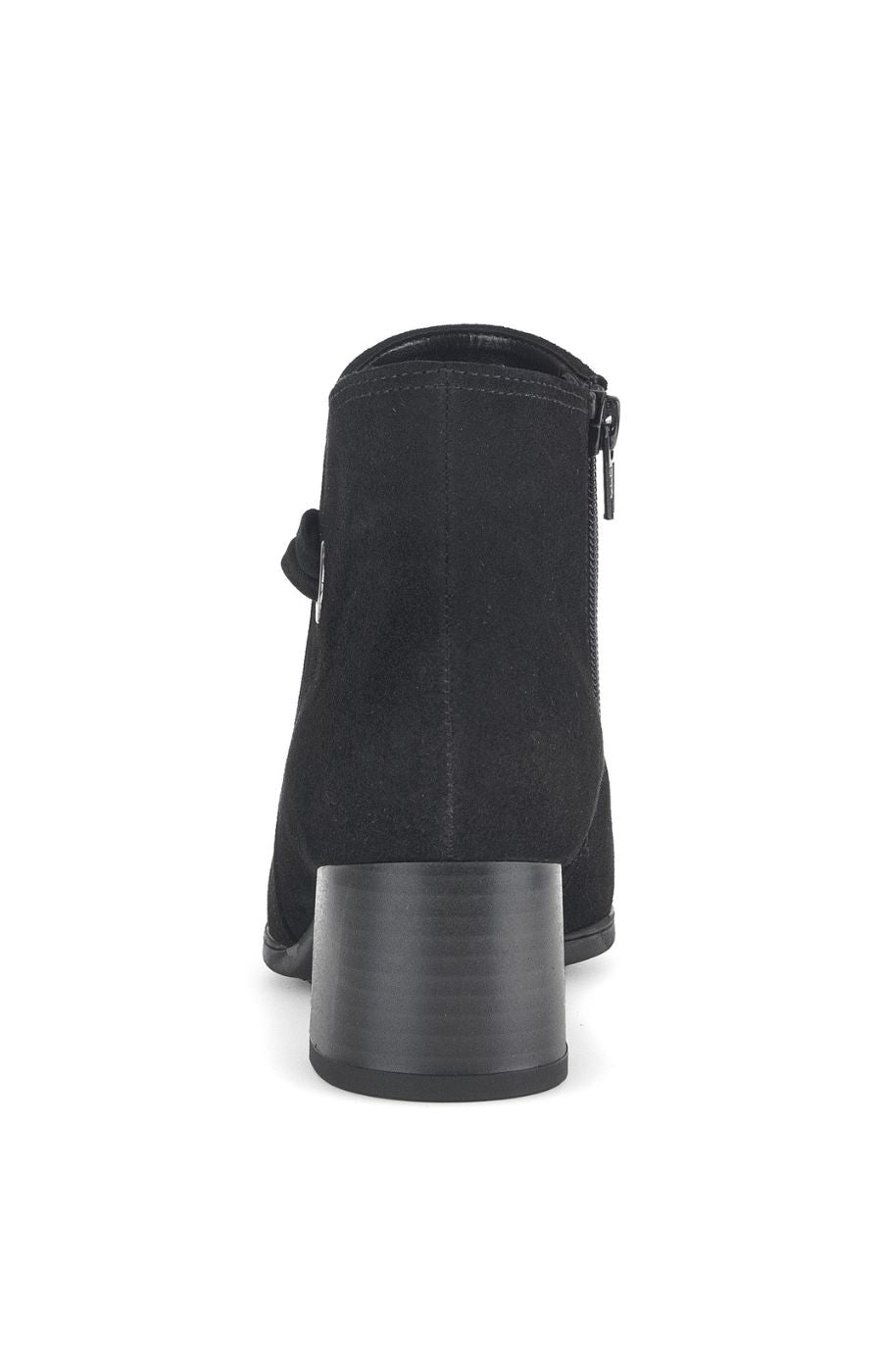 Gabor Suede Loop Ankle Boot in Black