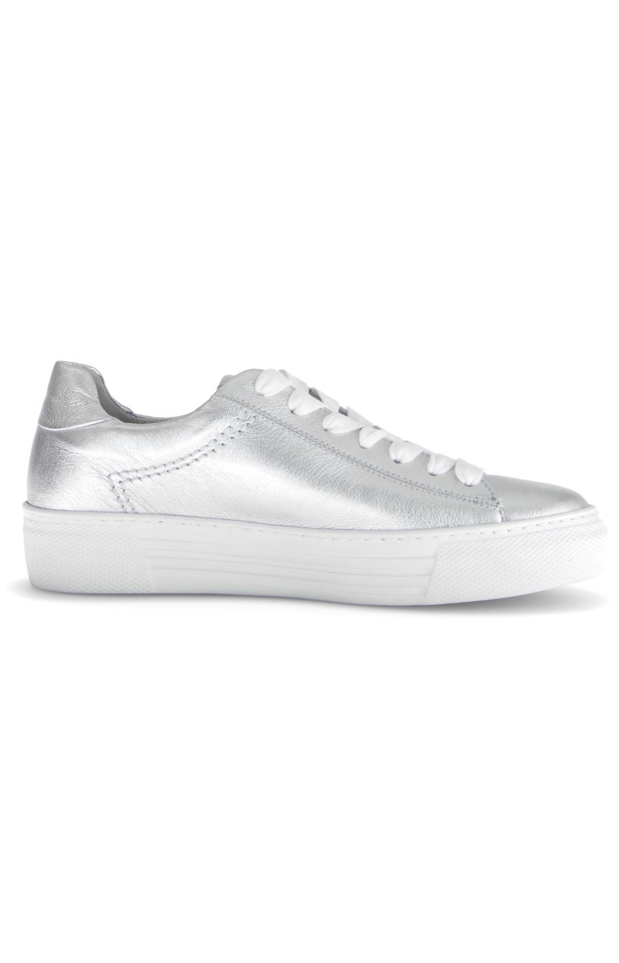 Gabor Trainer in Metallic Silver