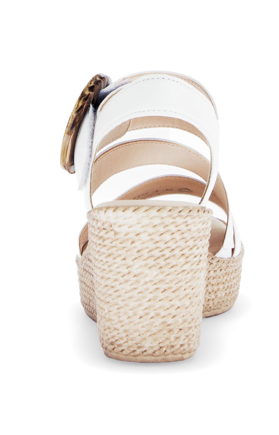 Gabor Wedge Sandal in Cream