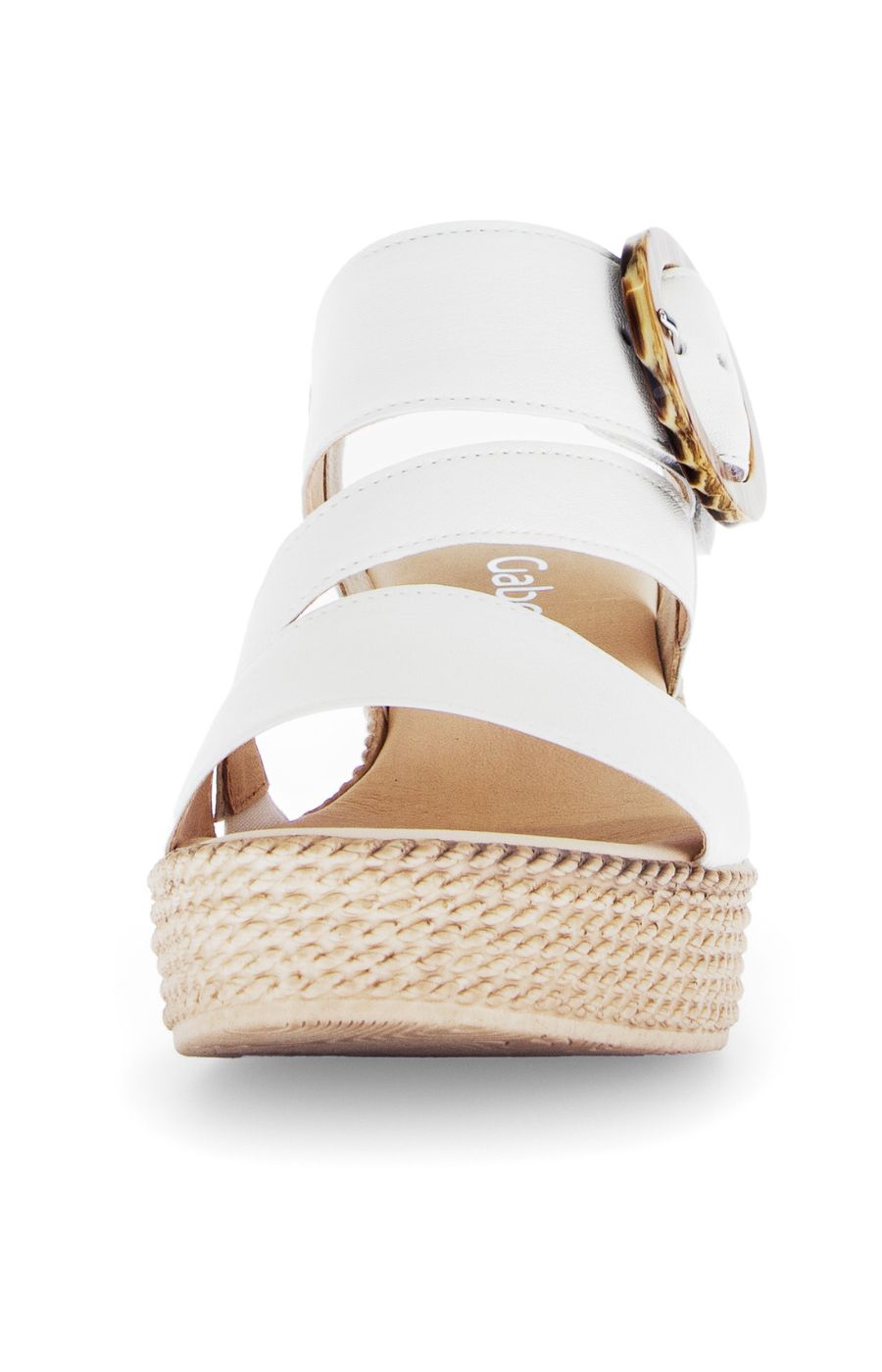 Gabor Wedge Sandal in Cream