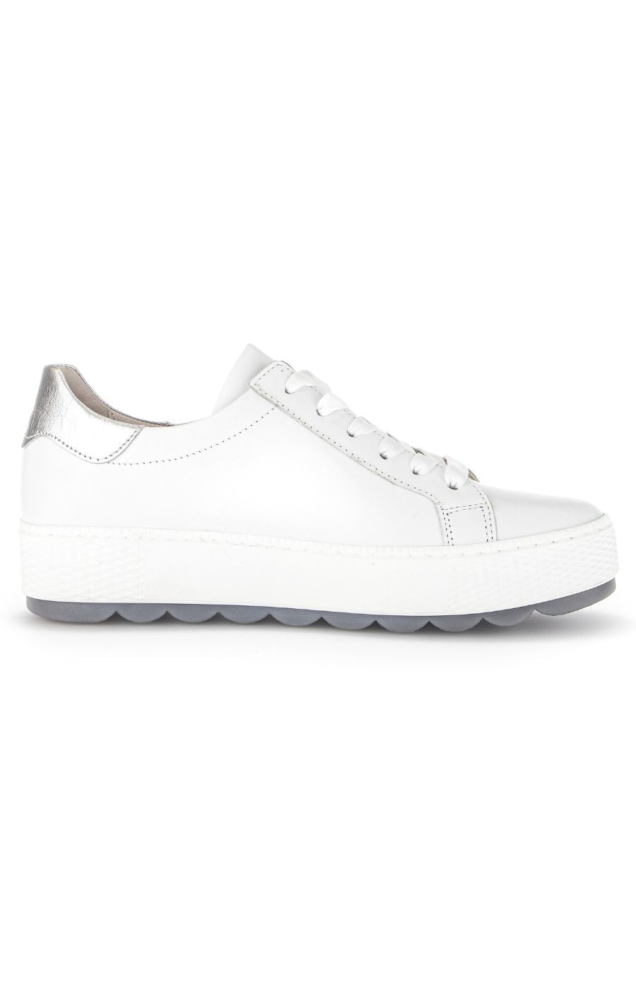 Gabor White Zip Trainer