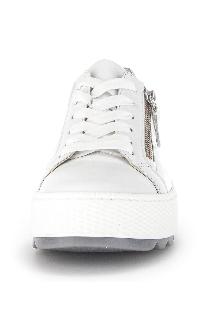 Gabor White Zip Trainer