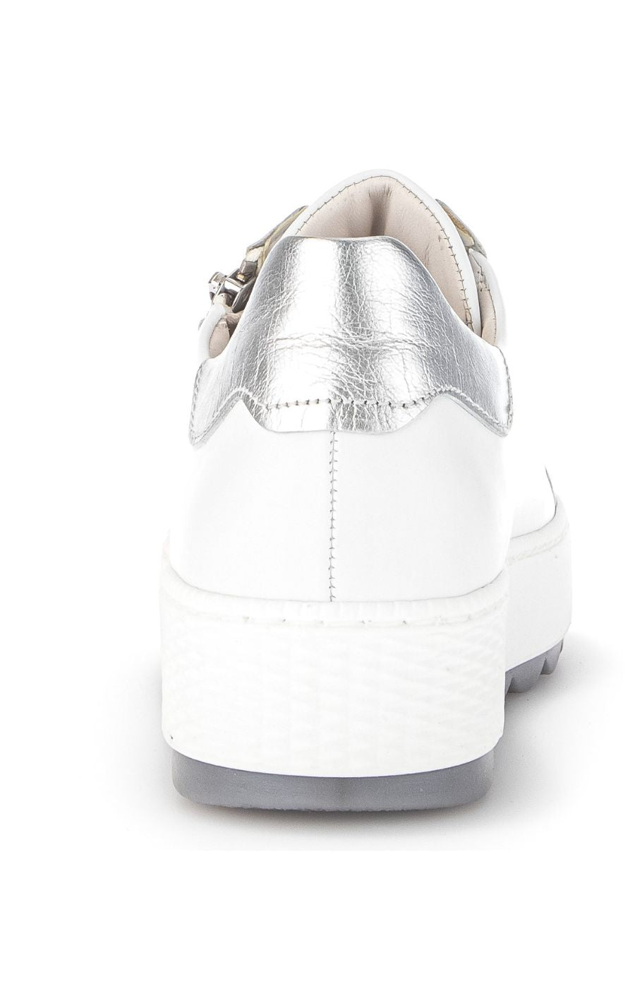 Gabor White Zip Trainer