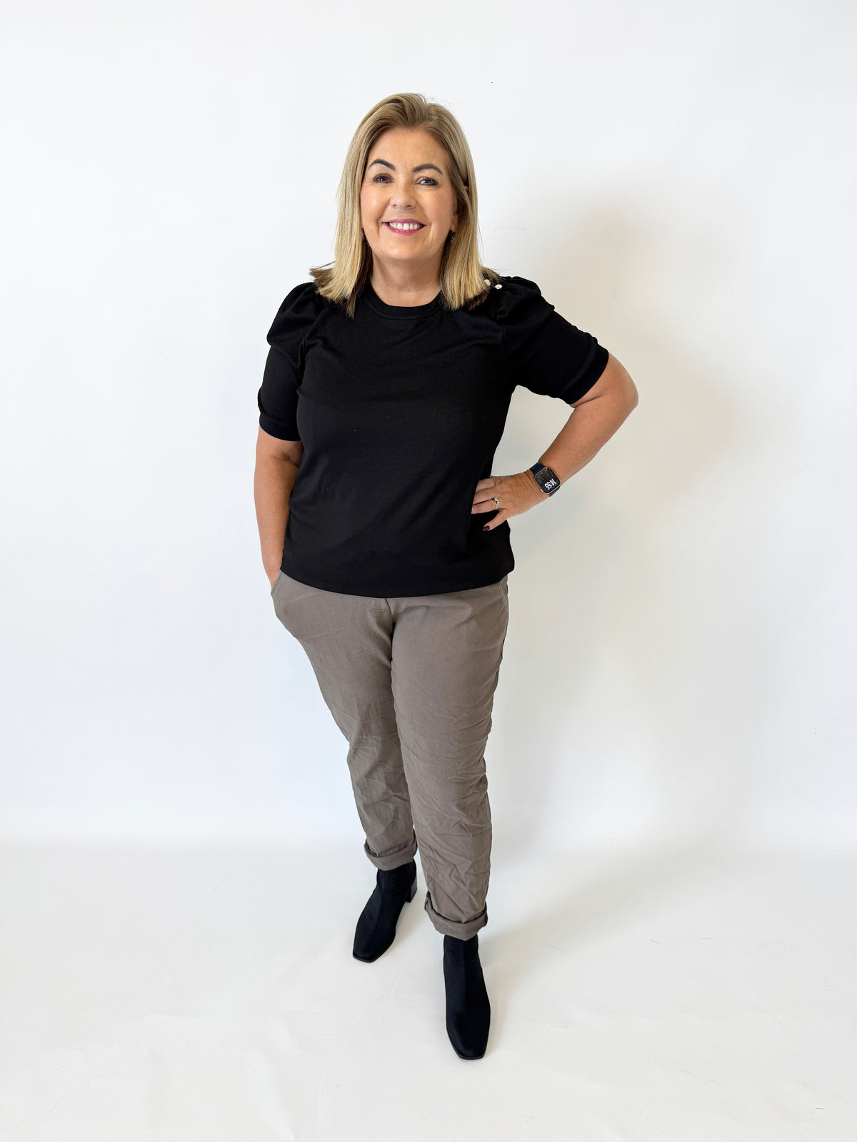 Grace Jogger in Taupe
