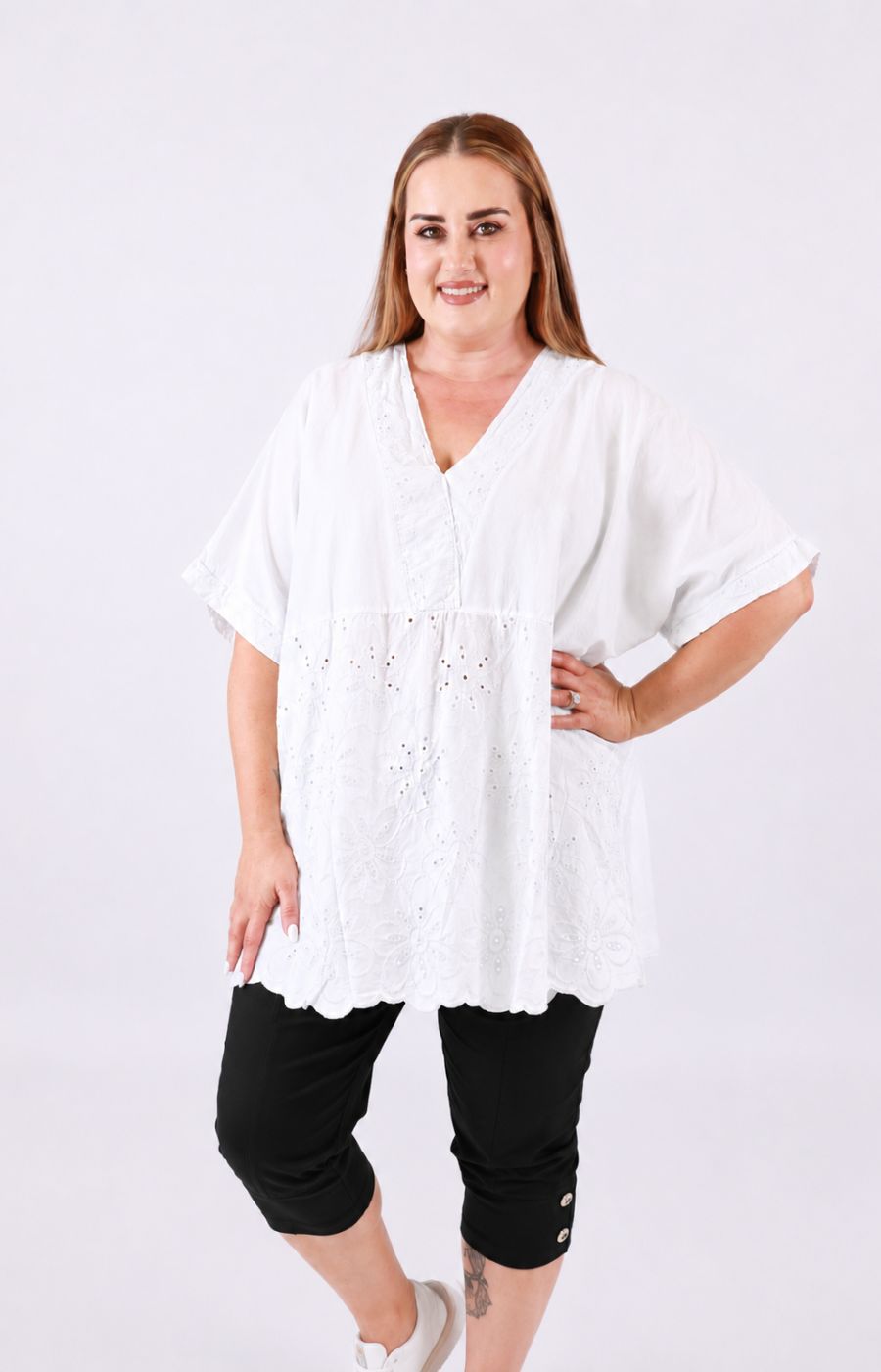 Hanna Blouse in White