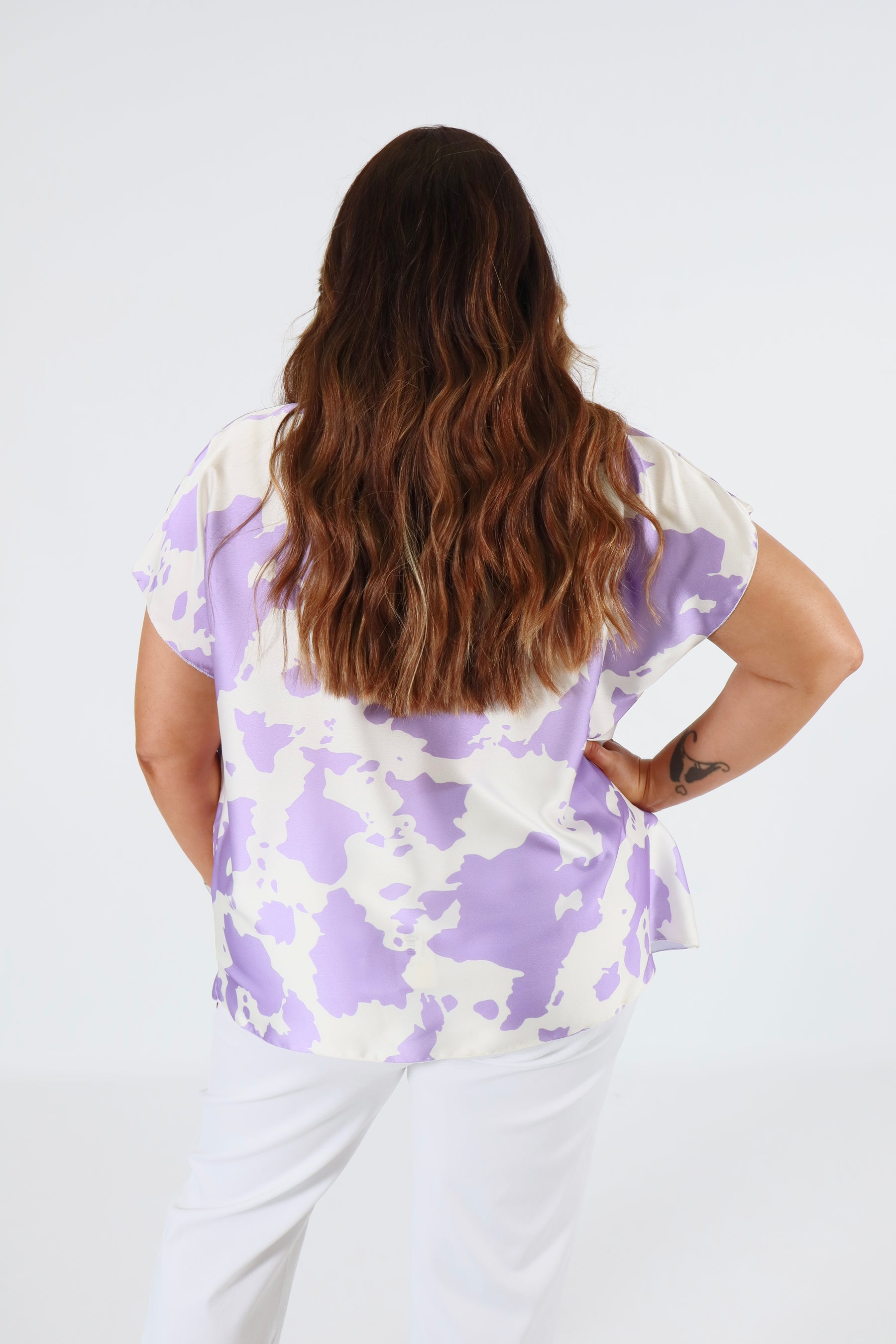 Harlow Blouse in Lilac