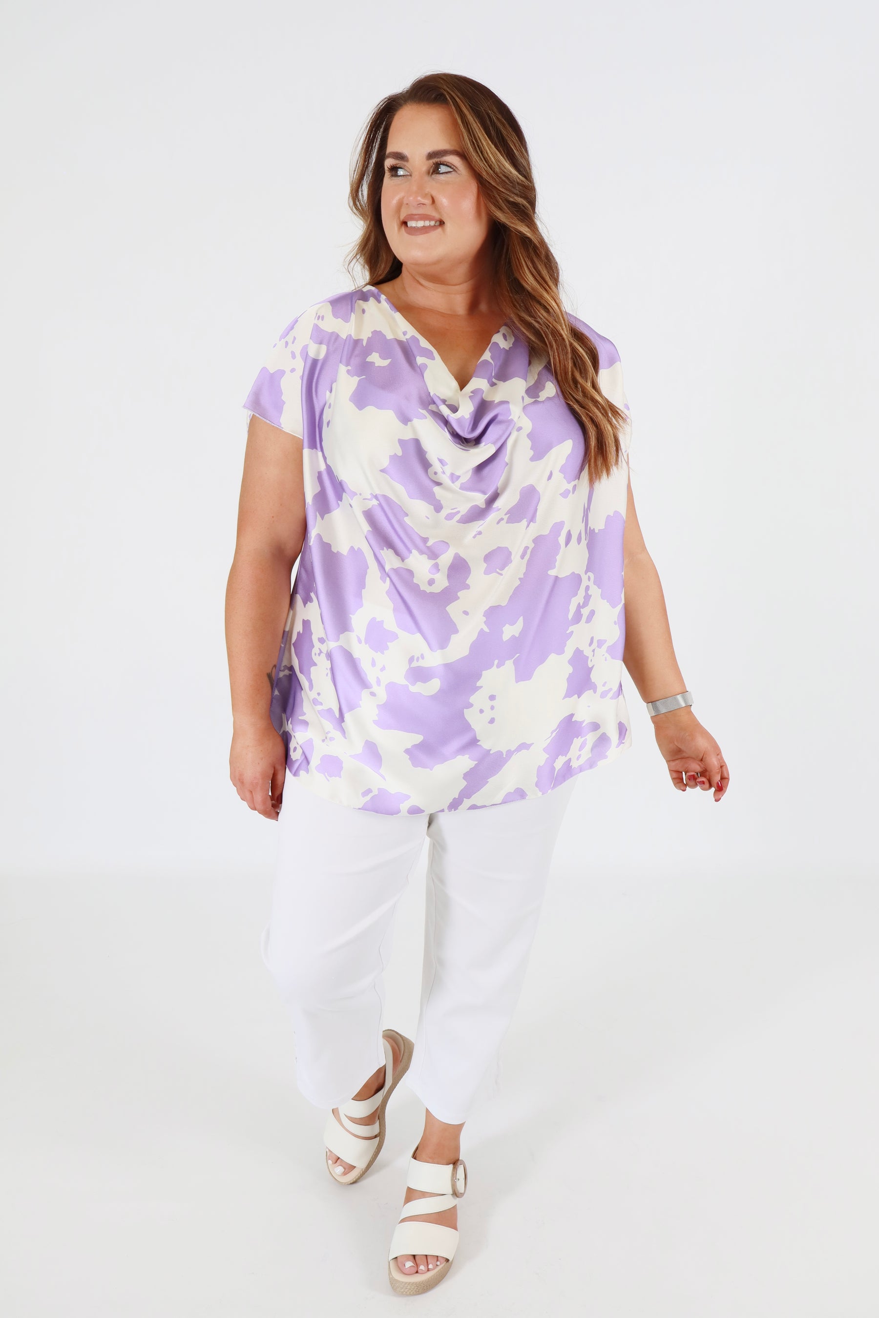 Harlow Blouse in Lilac