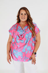 Harriet Blouse in Fuchsia