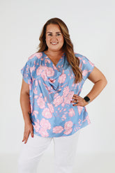 Harriet Blouse in Light Blue