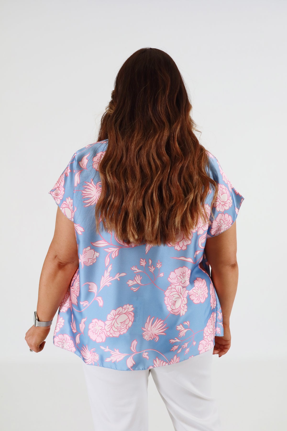 Harriet Blouse in Light Blue