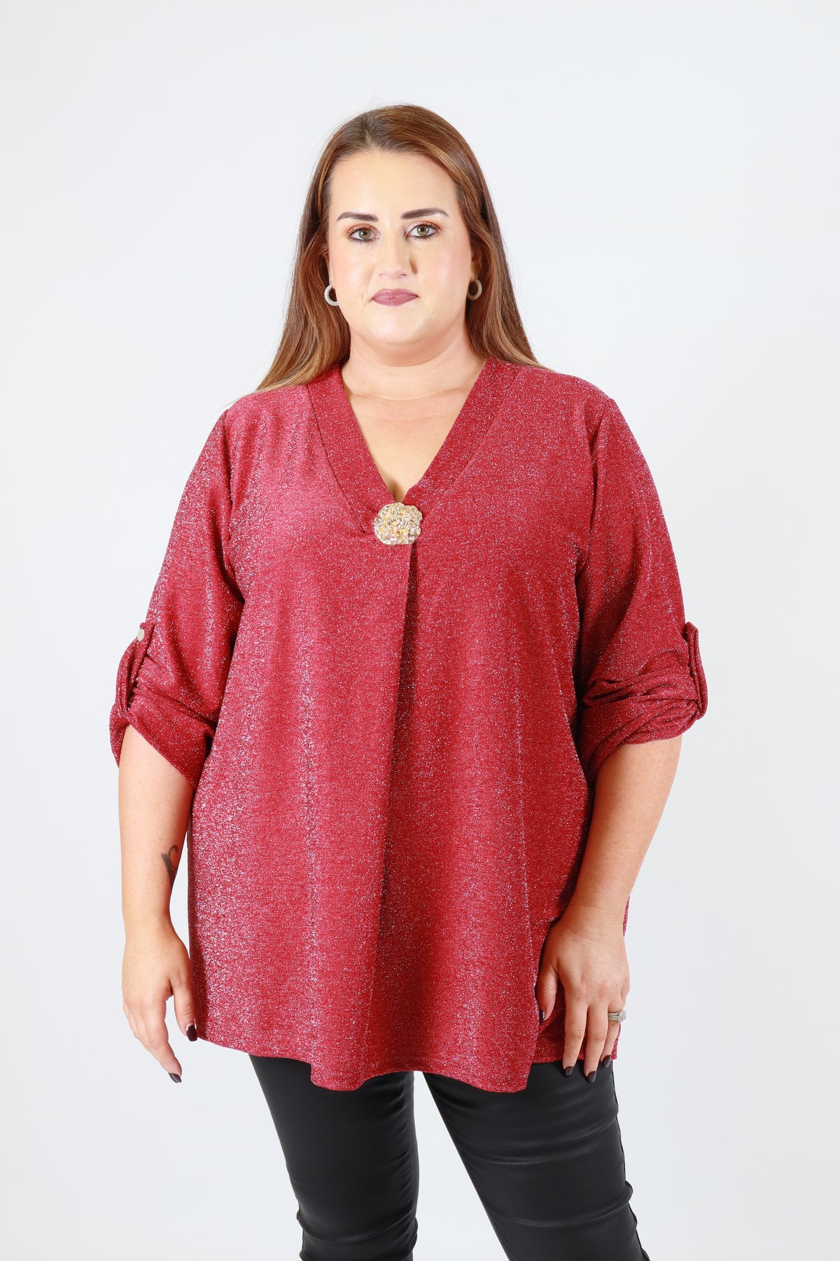 Holly Blouse in Wine