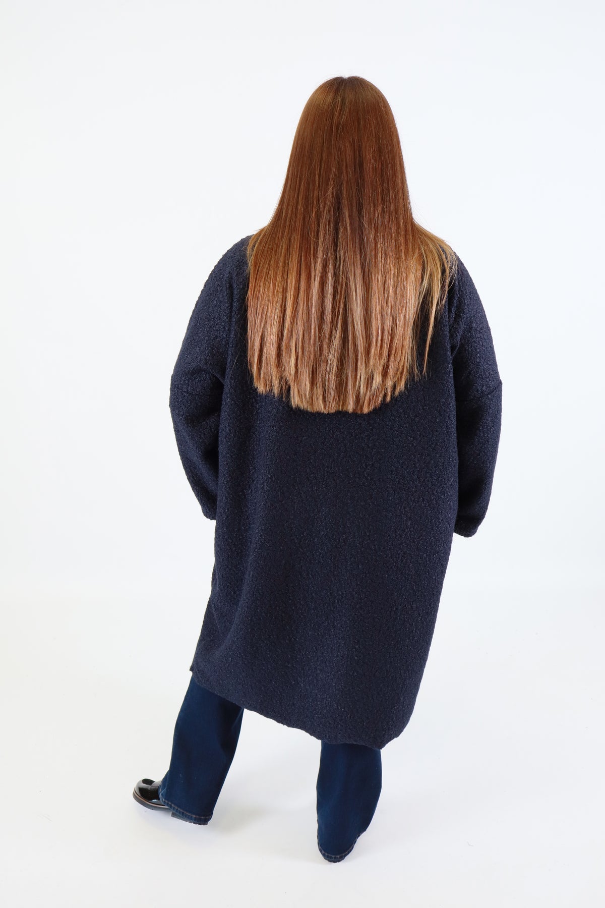 Opal Coat in Navy