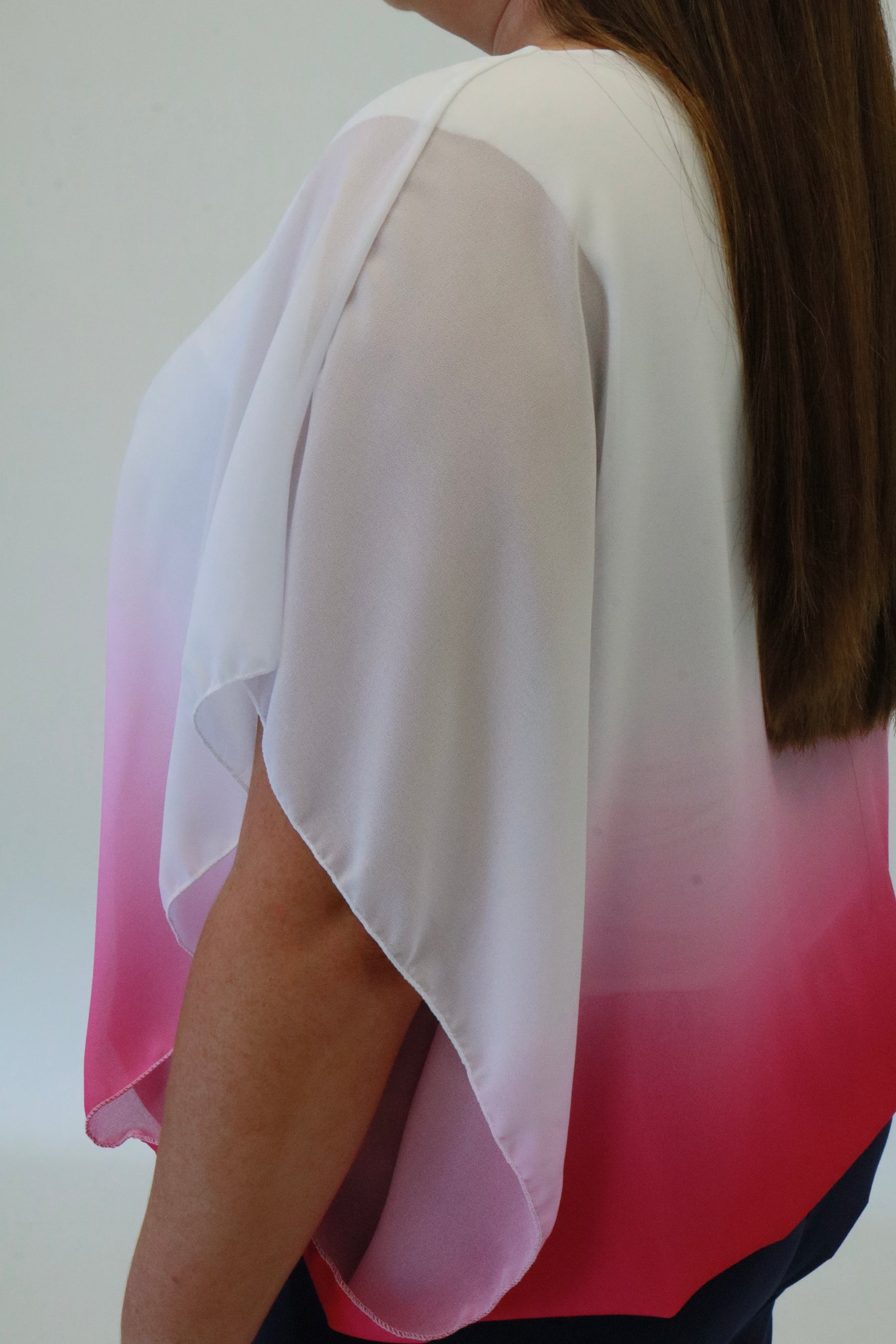 Godske Dress with Diamante Collar in Magenta