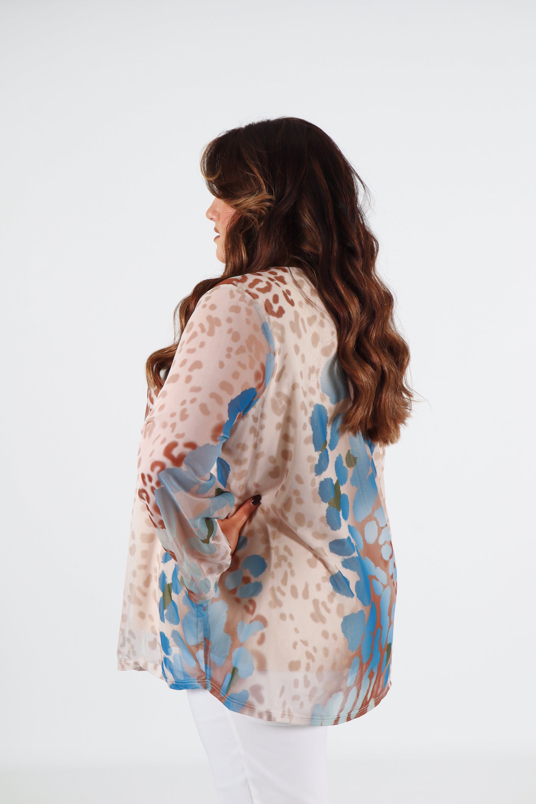 Leah Top in Beige