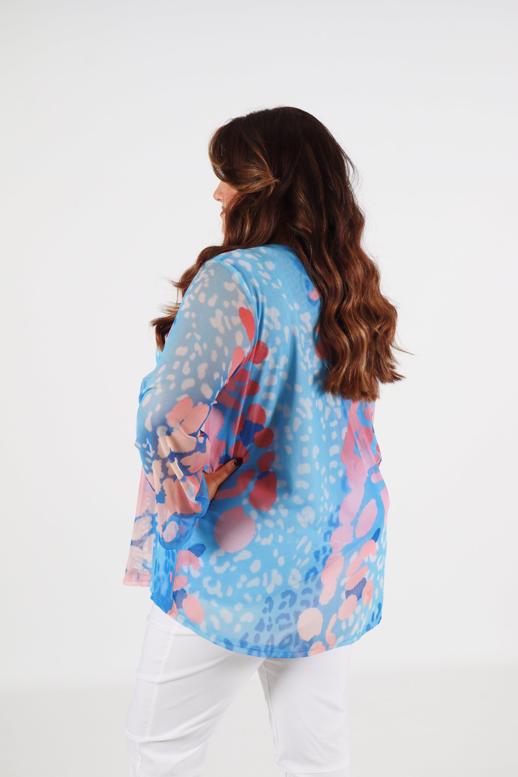 Leah Top in Blue