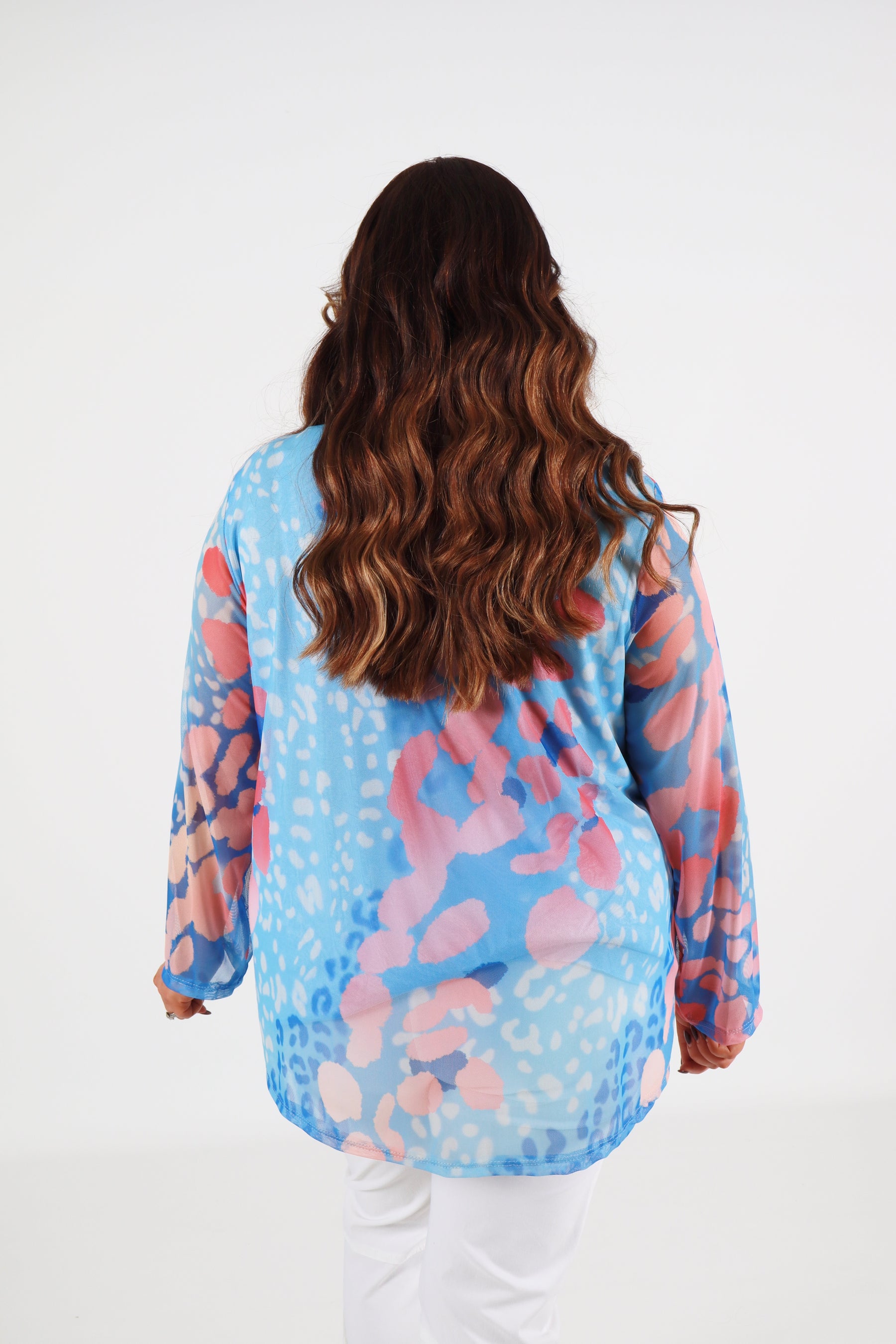 Leah Top in Blue