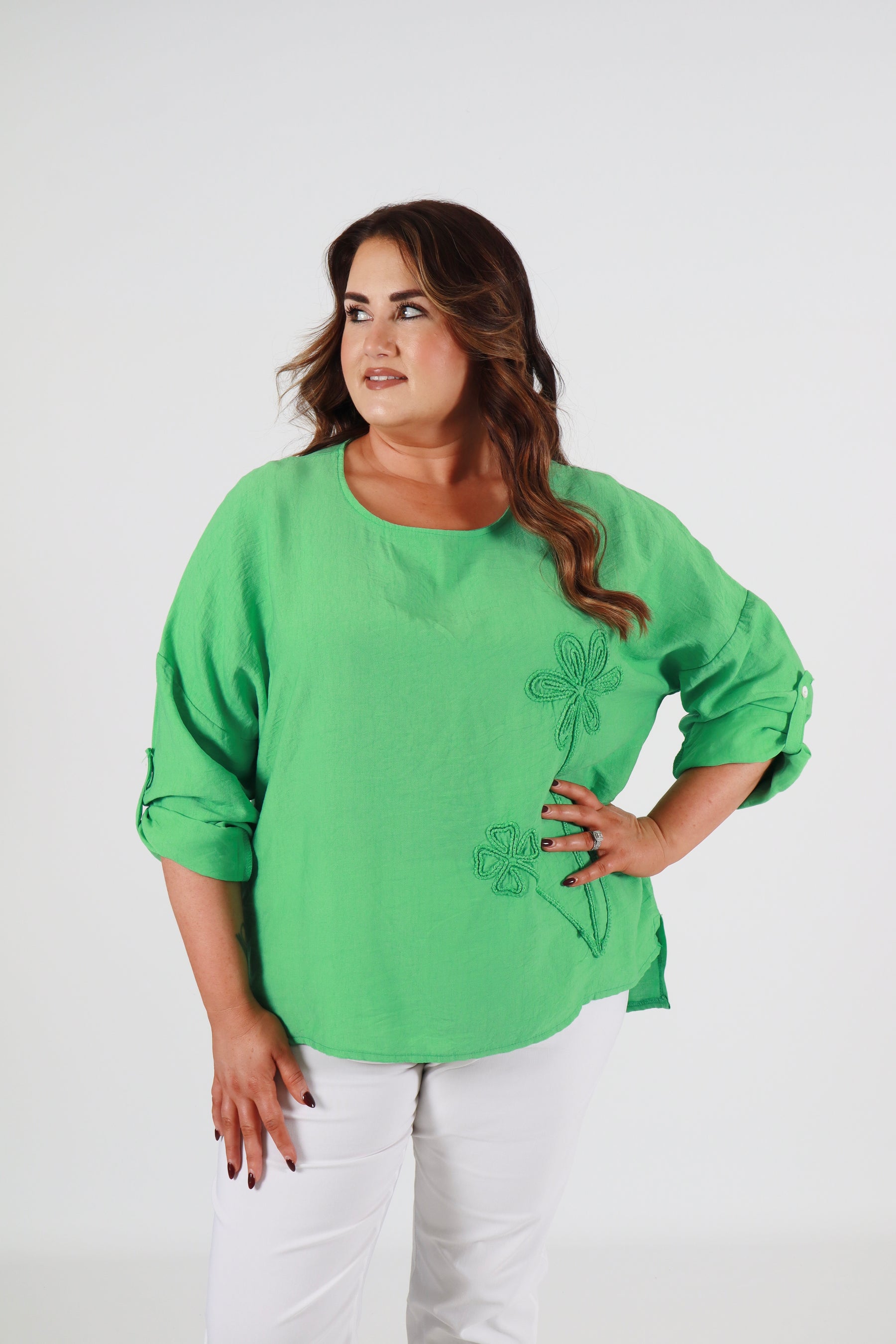 Jemma Blouse in Green