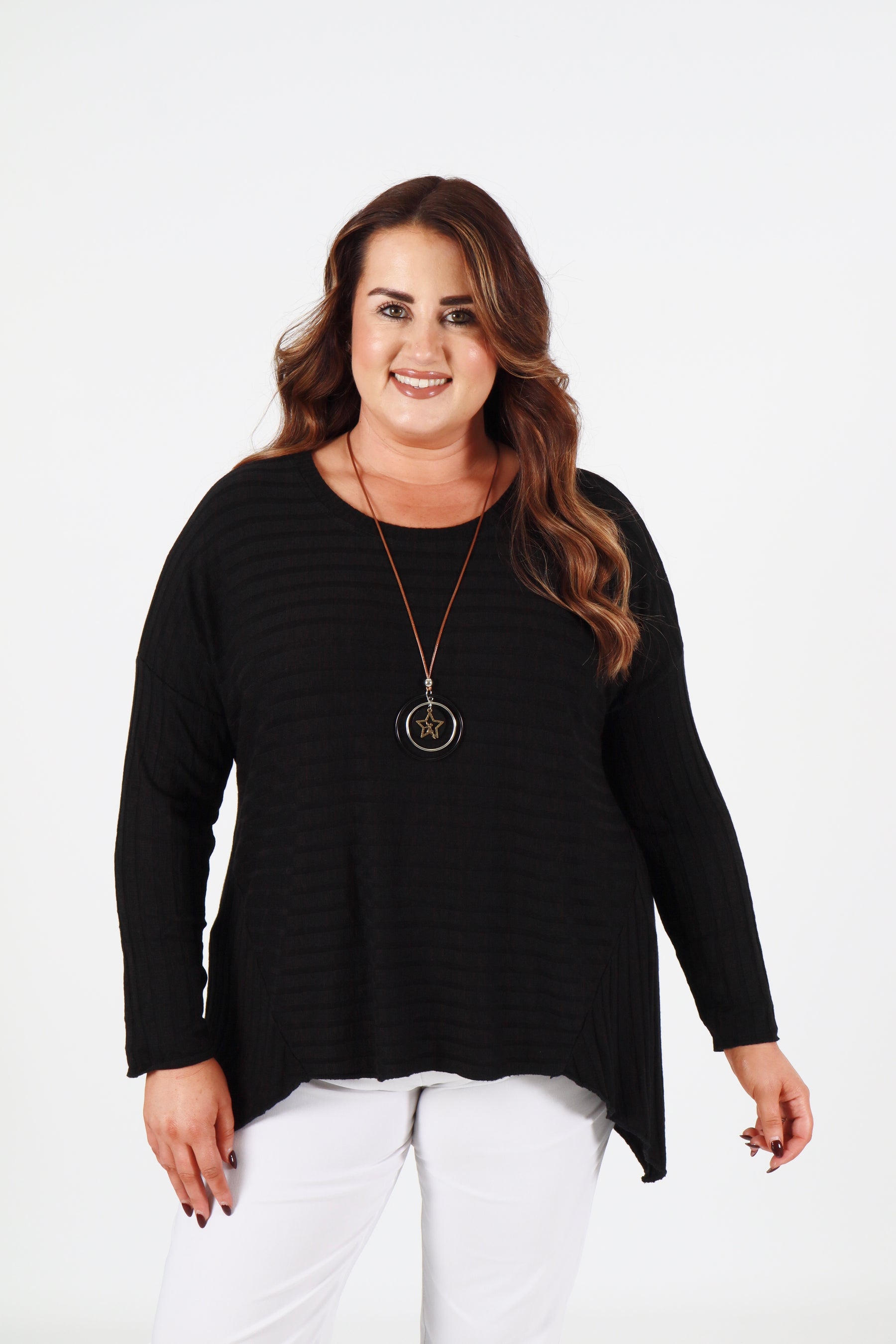 Sasha Knit Jumper in Black