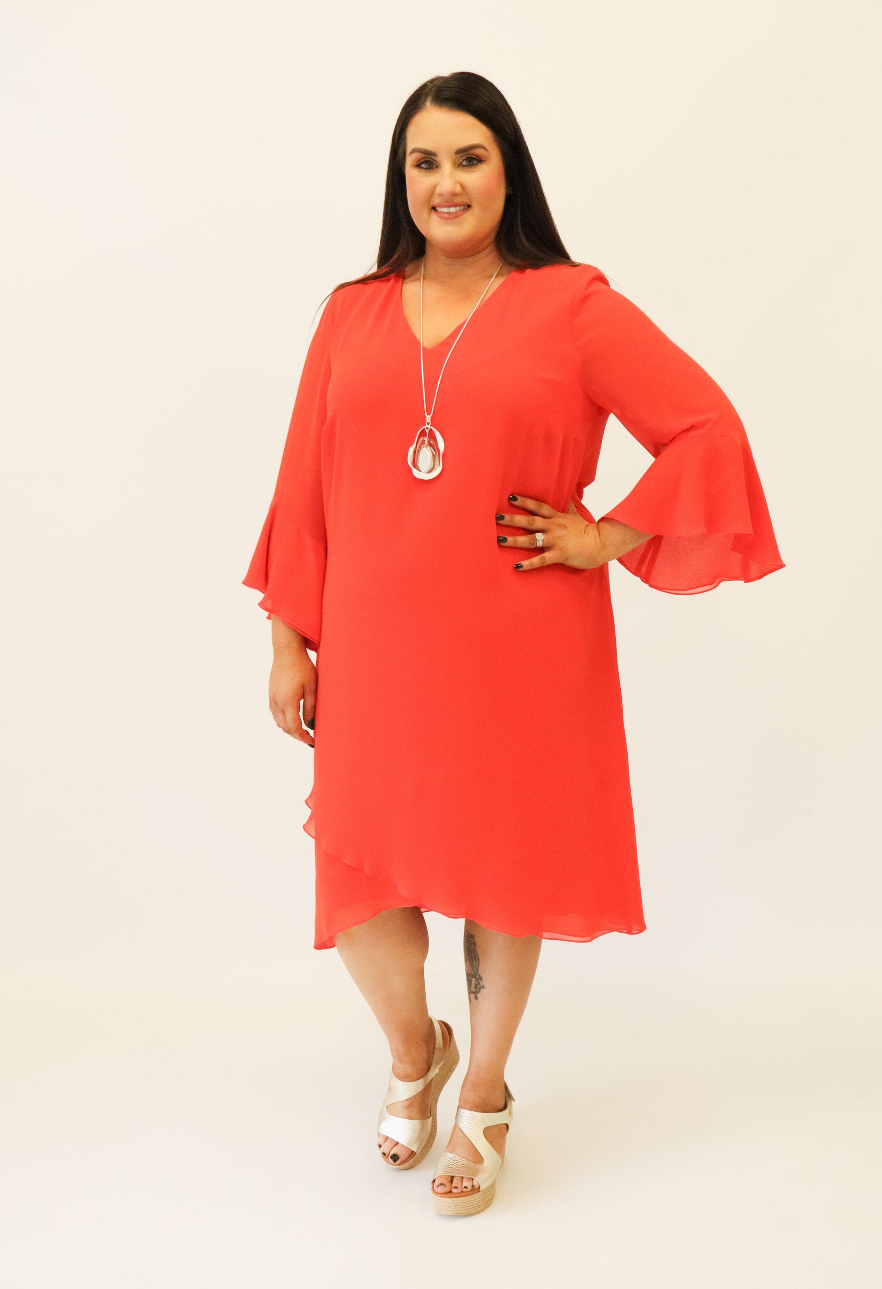 Godske Dress in Orange