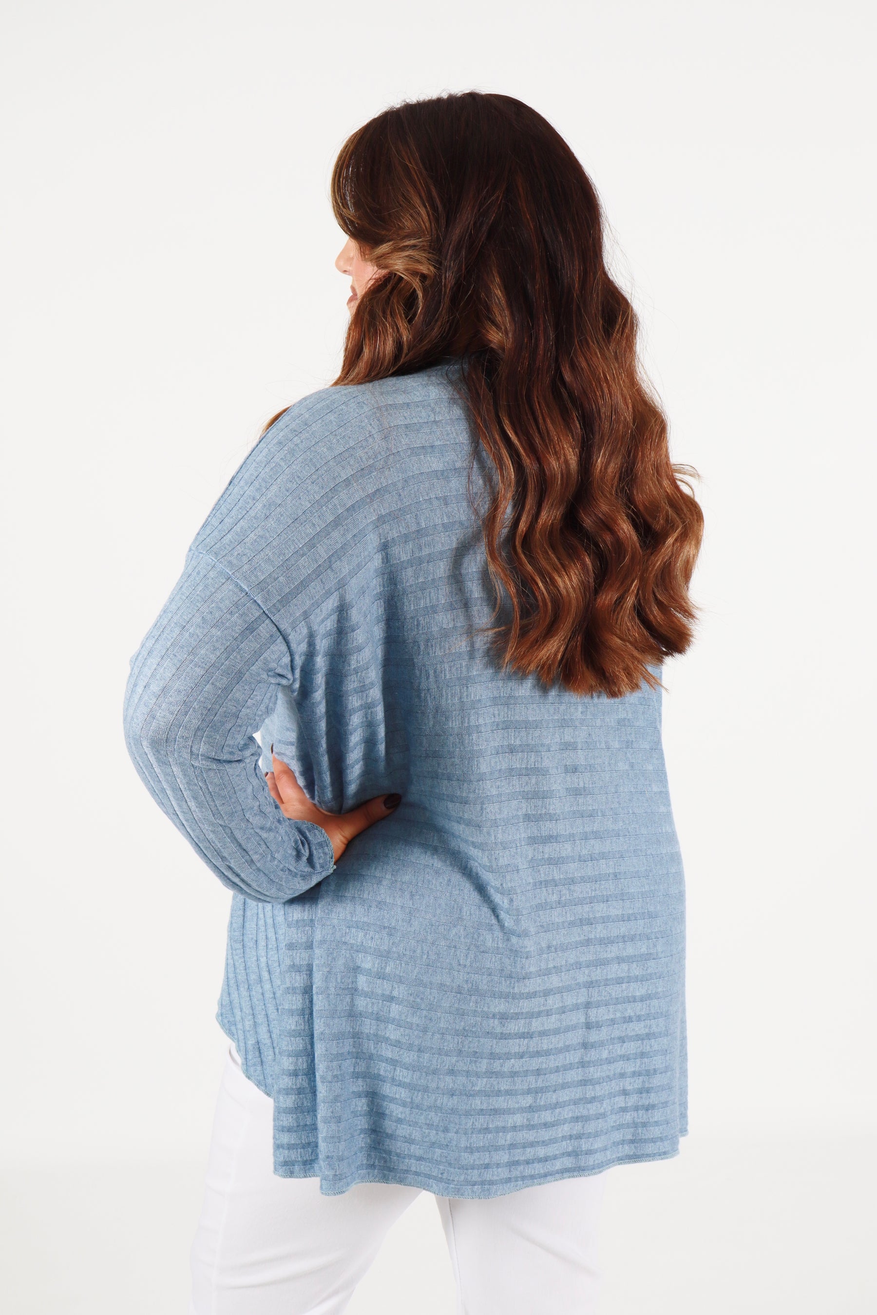Sasha Knit Jumper in Blue