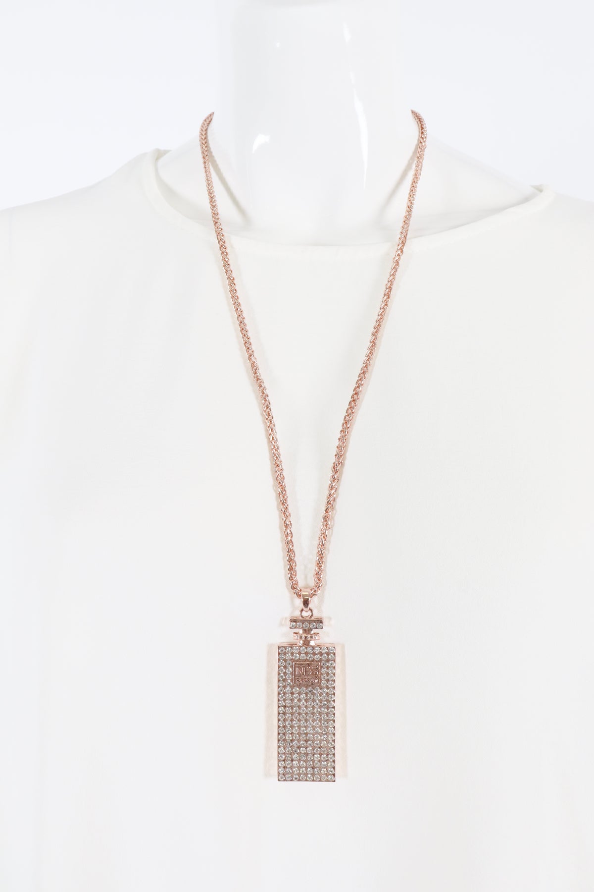 Gemma Necklace in Rose Gold
