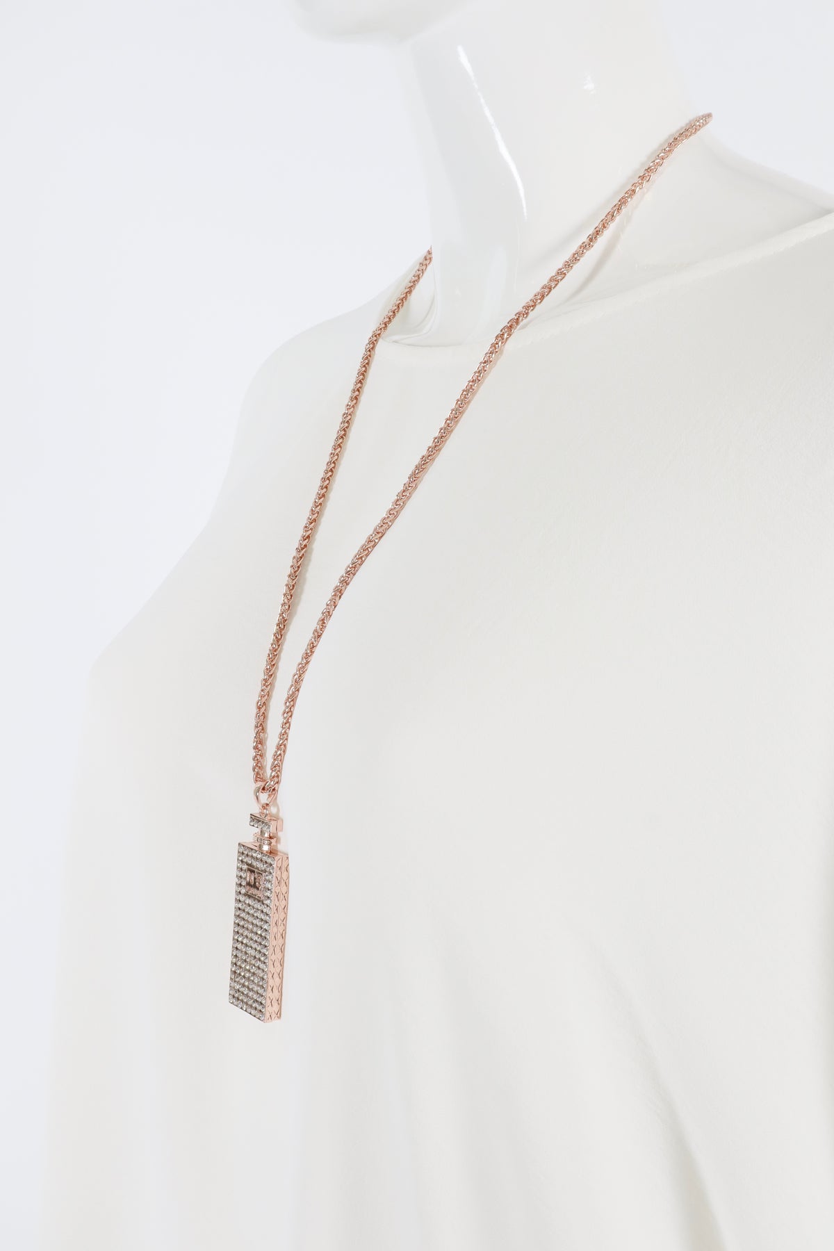 Gemma Necklace in Rose Gold