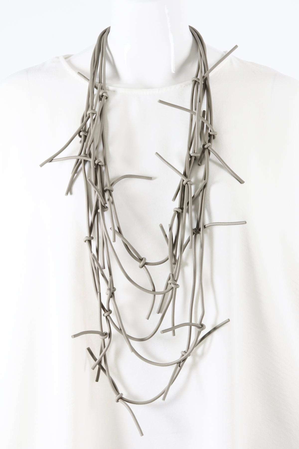 Kiera Necklace in Grey