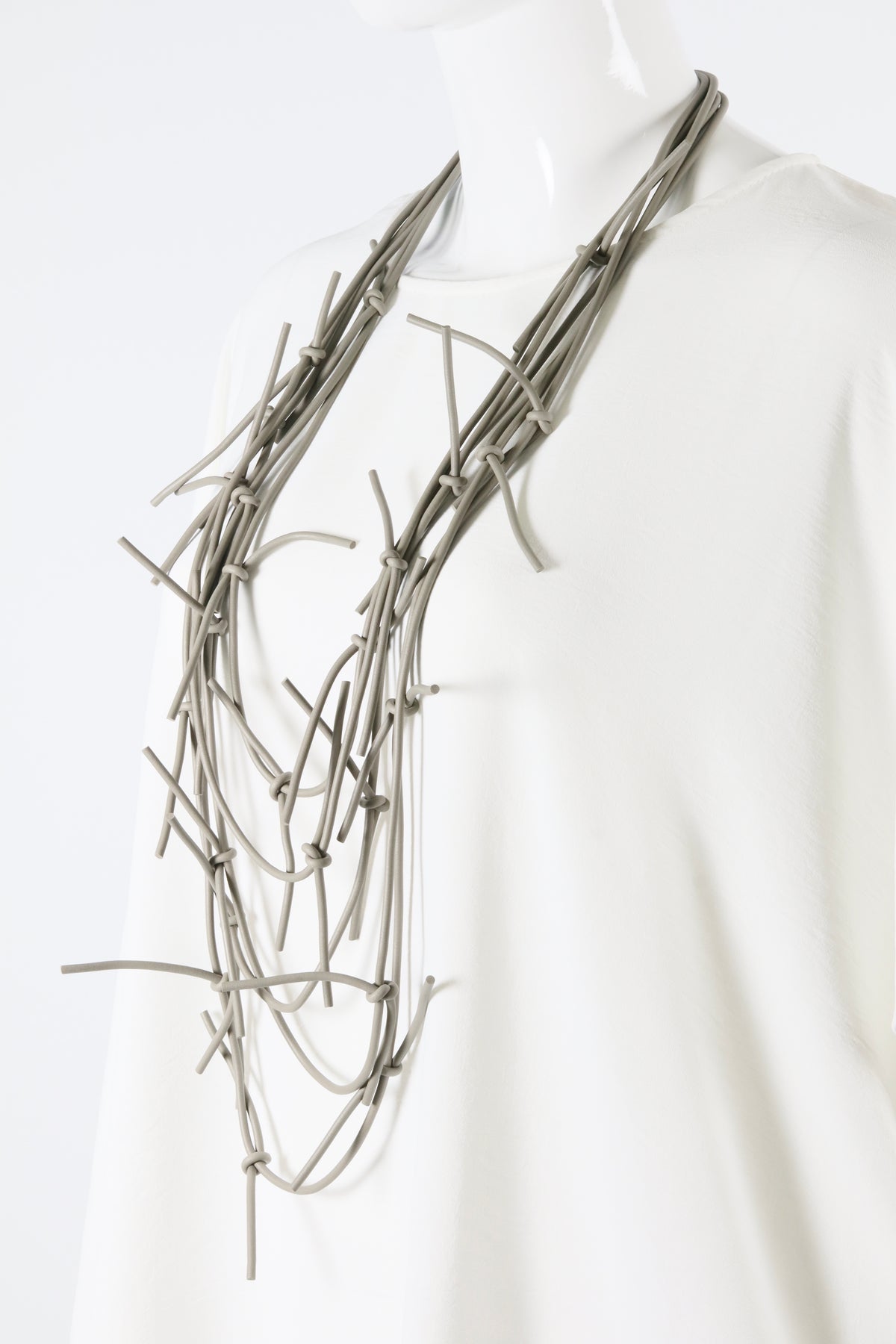 Kiera Necklace in Grey