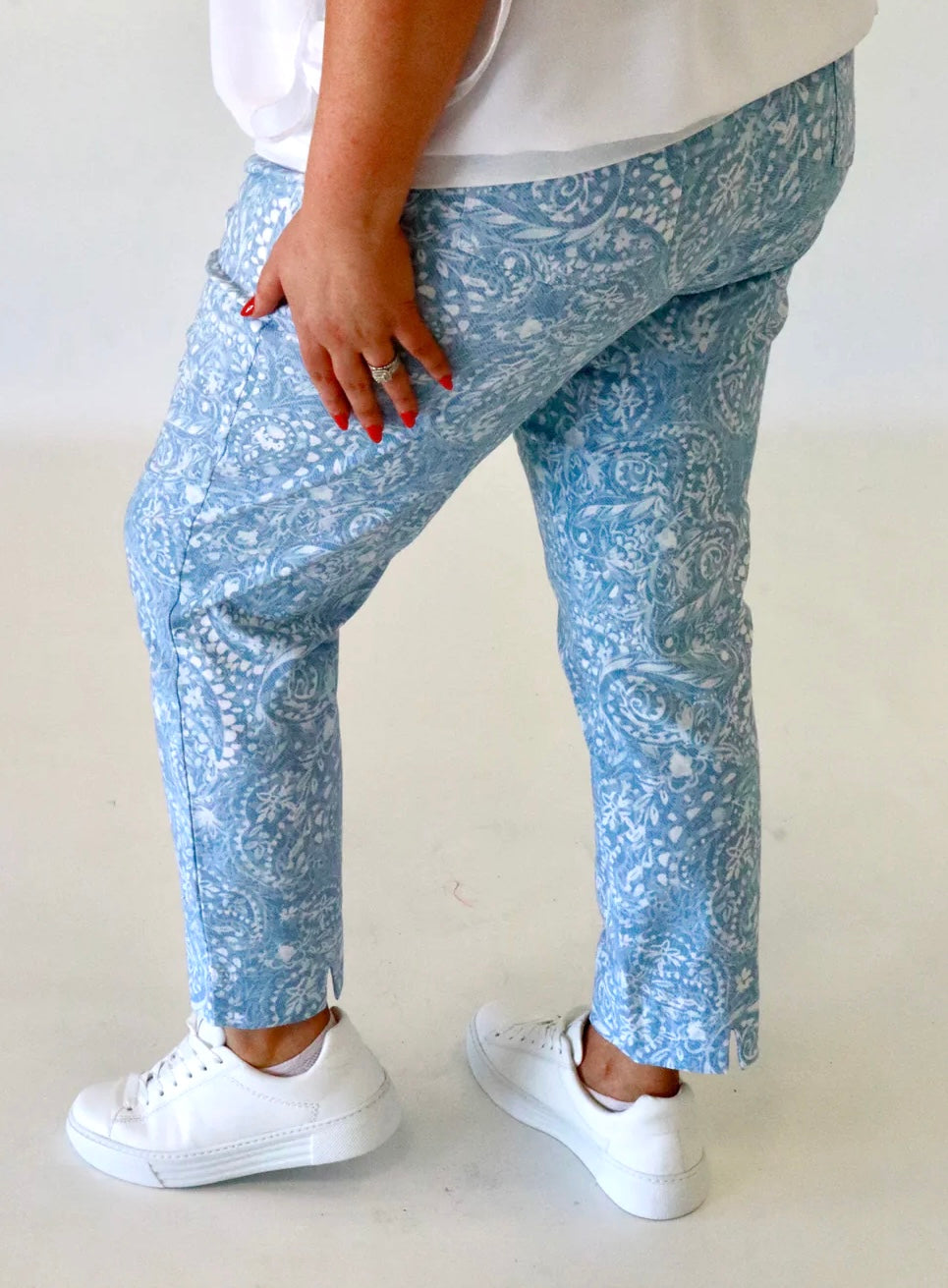 Pinns Ankle Grazer in Light Blue