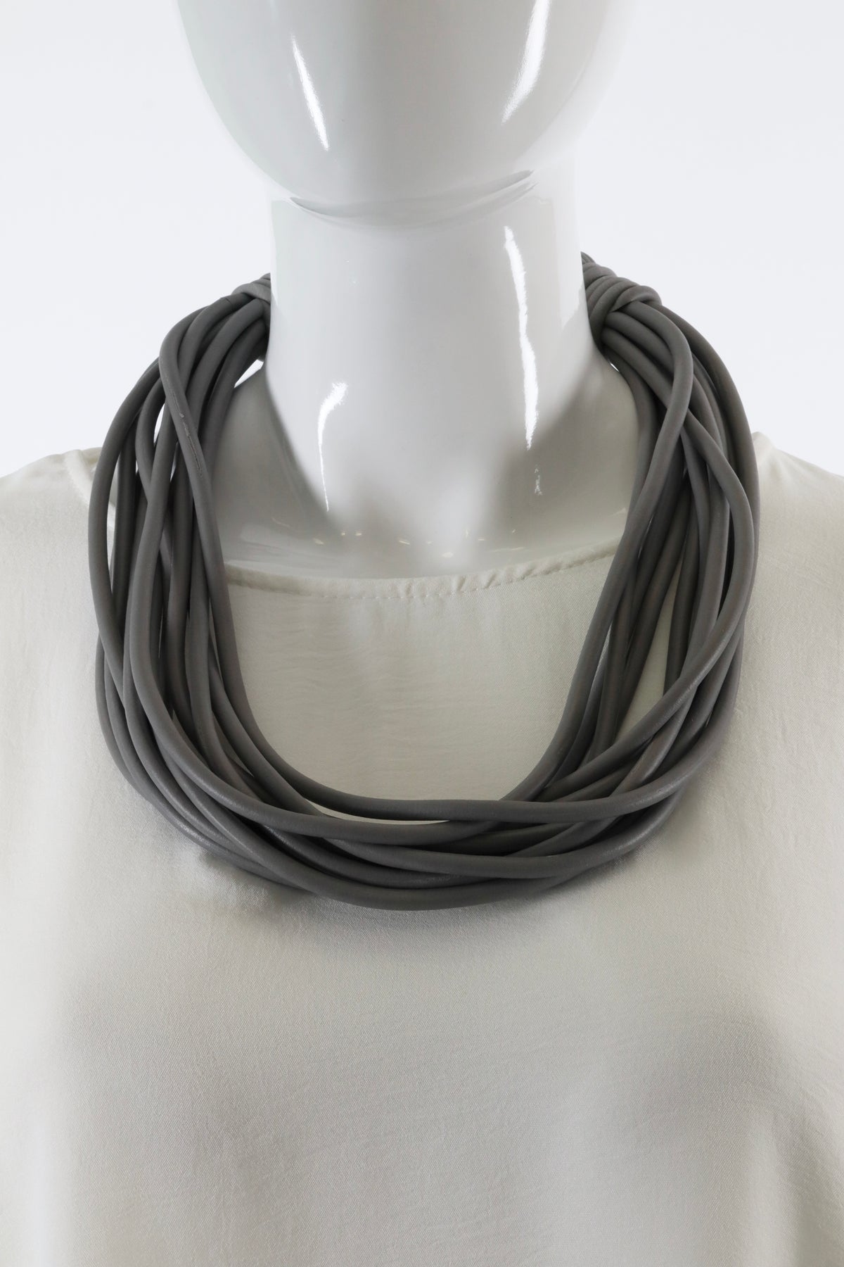 Layla Necklace in Grey