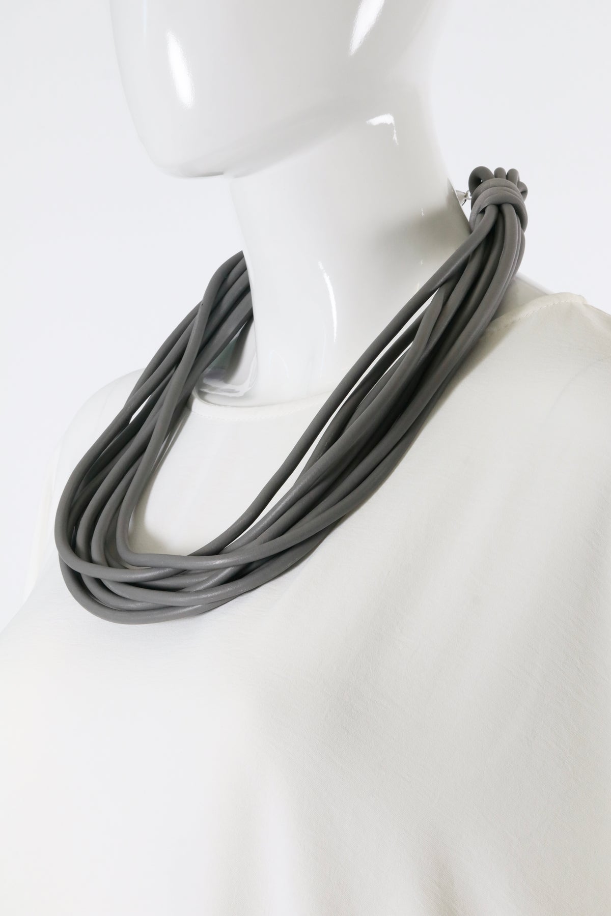 Layla Necklace in Grey