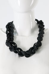 Poppy Necklace in Black