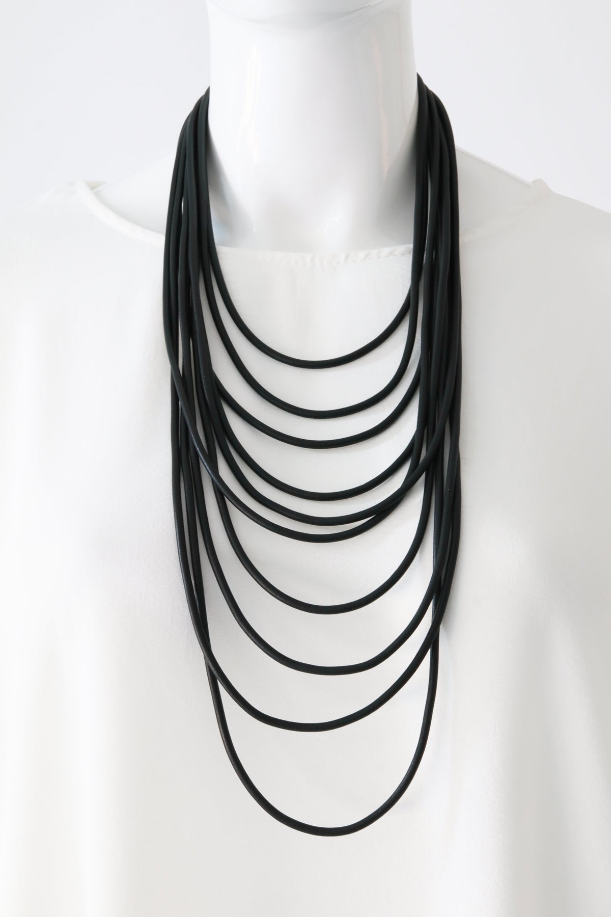 Talia Necklace in Black