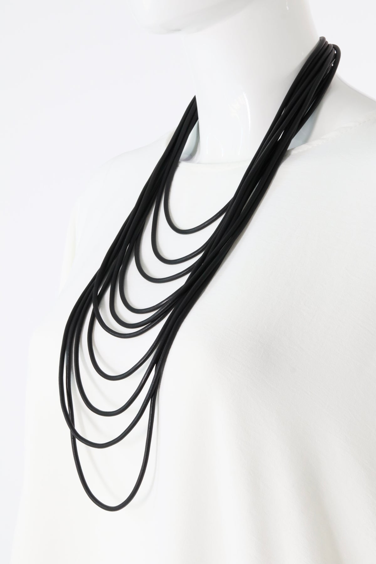 Talia Necklace in Black