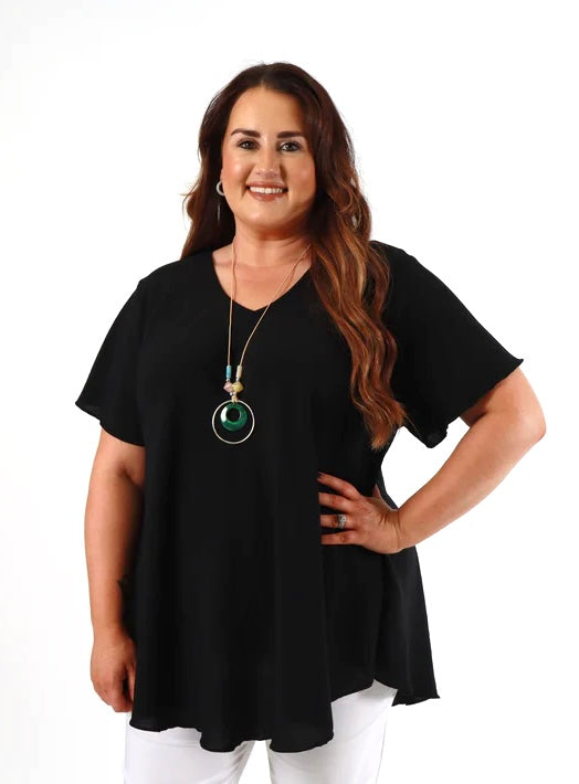 Nina Blouse in Black