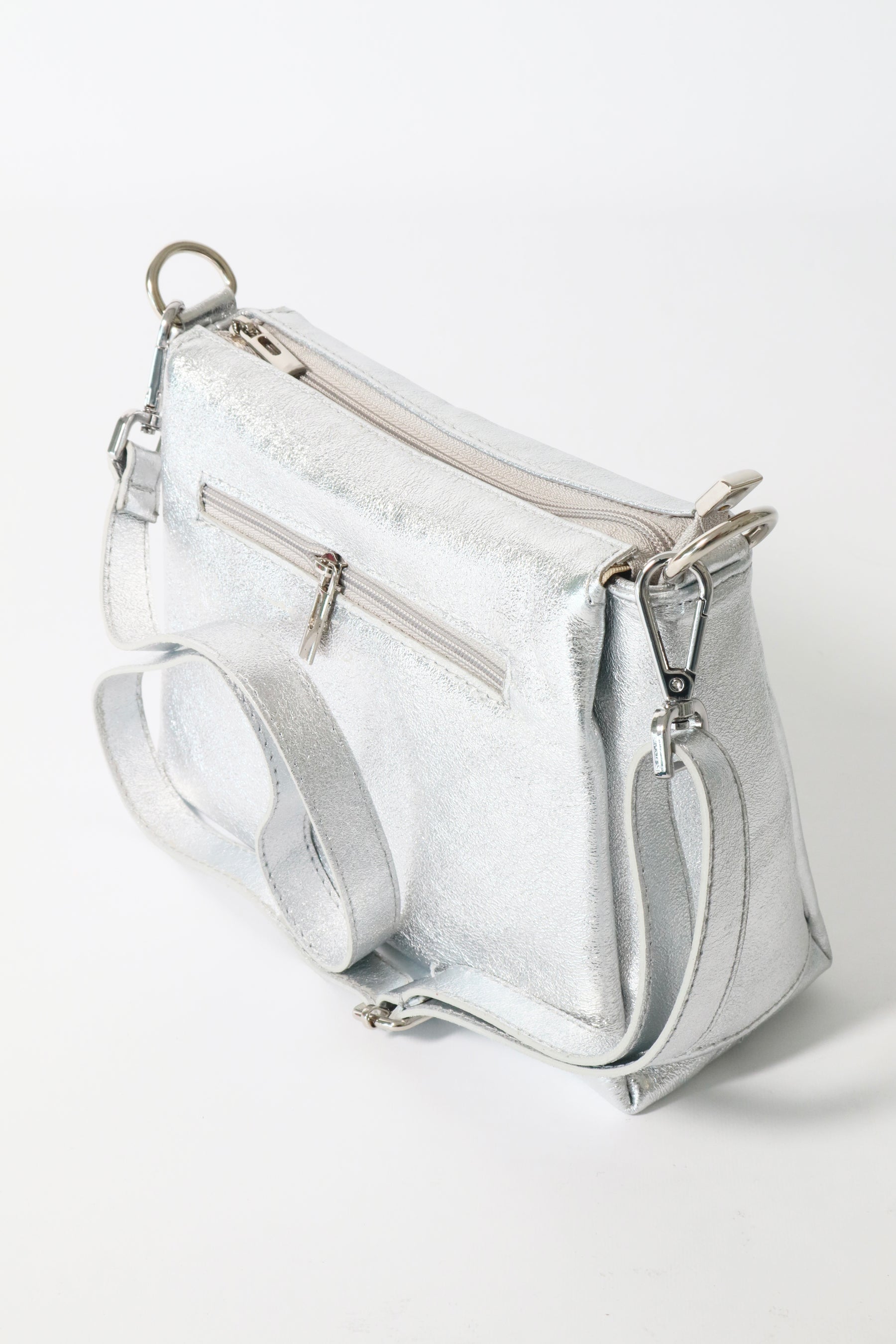Delilah Handbag in Silver