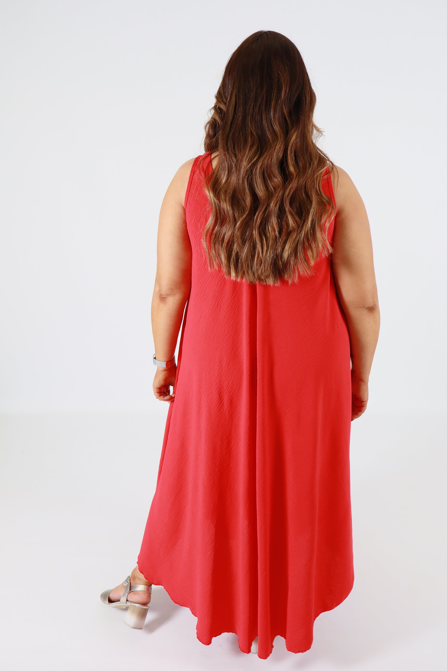 Aimee Dress in Red