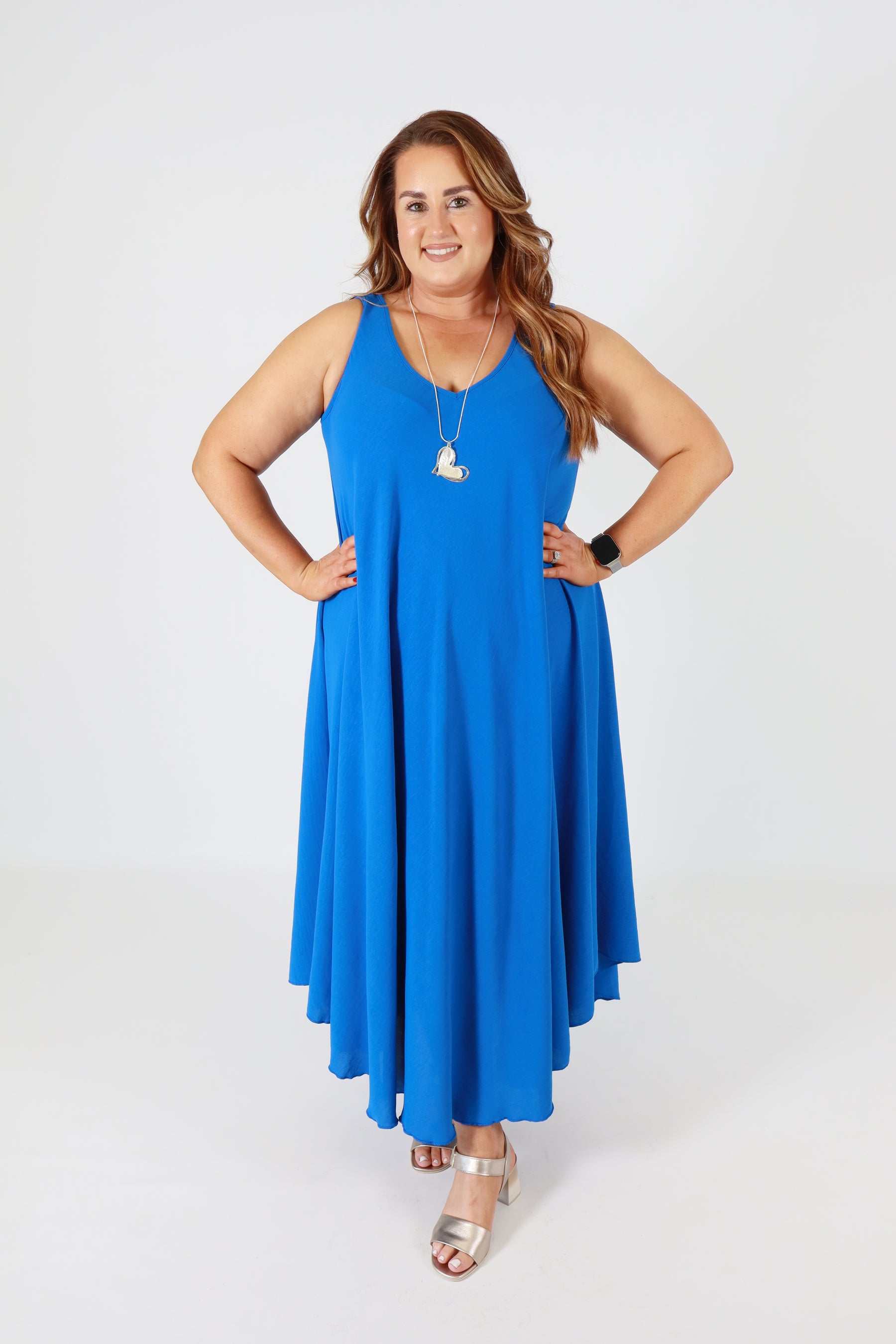 Aimee Dress in Royal Blue