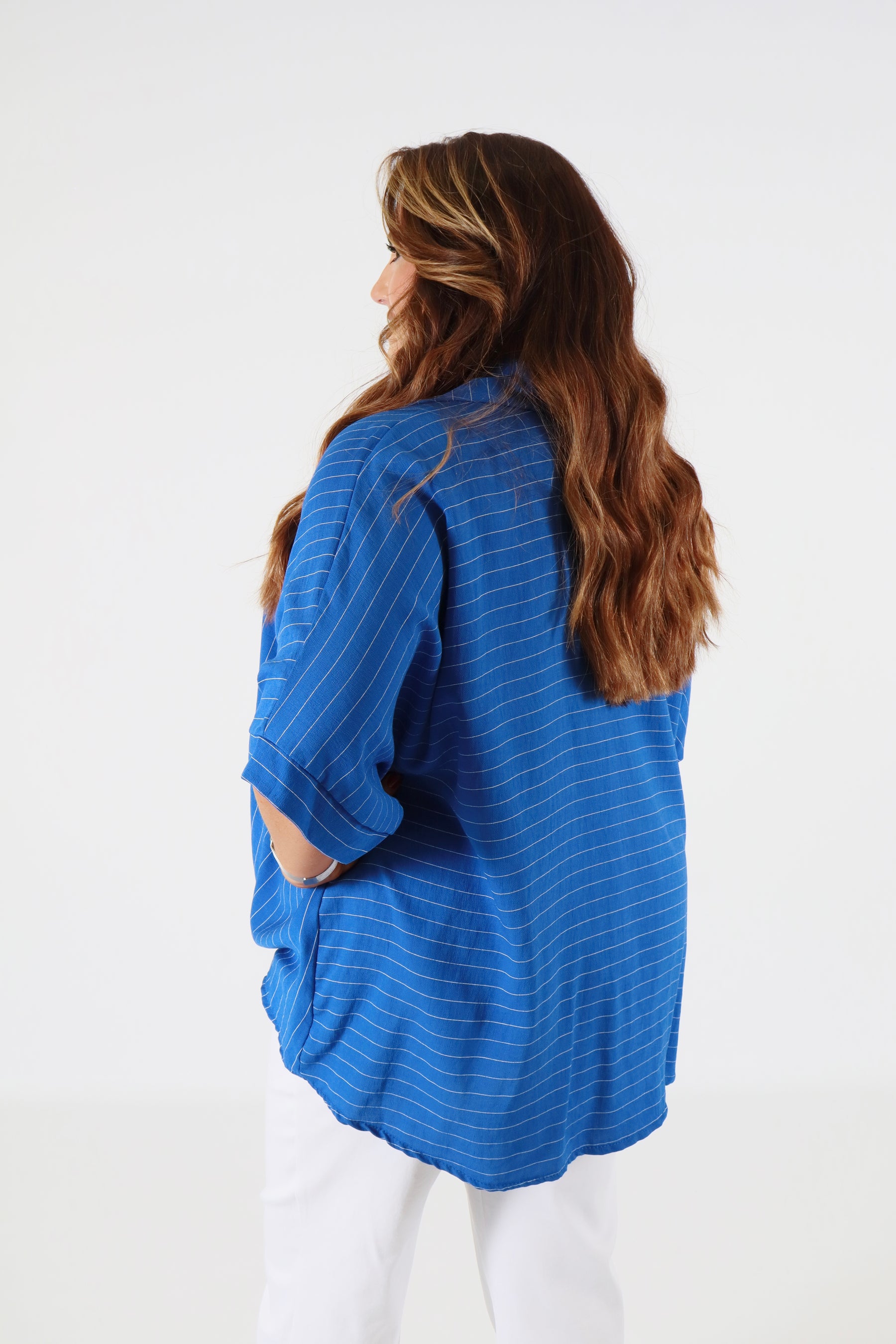 Harper Blouse in Blue