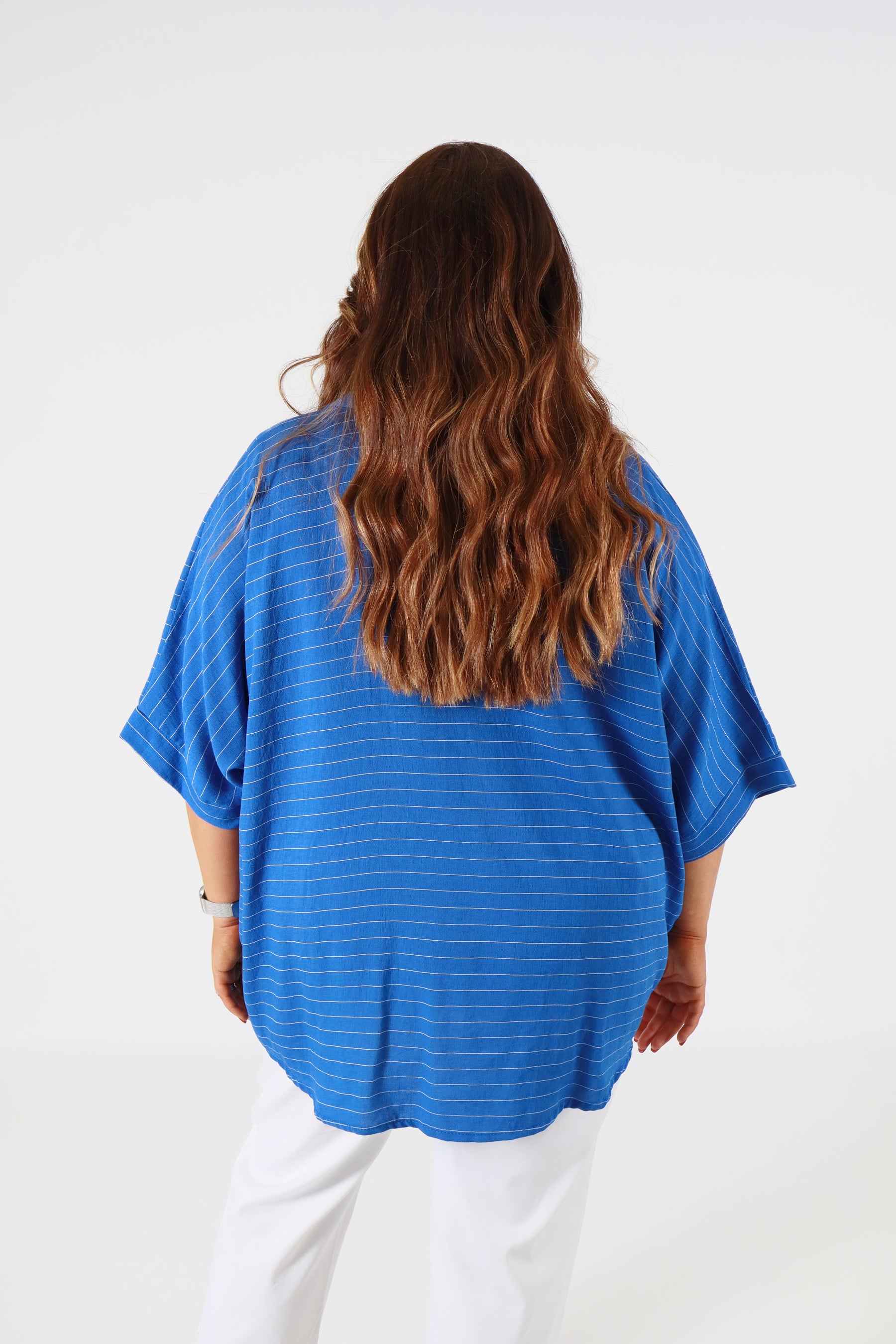 Harper Blouse in Blue