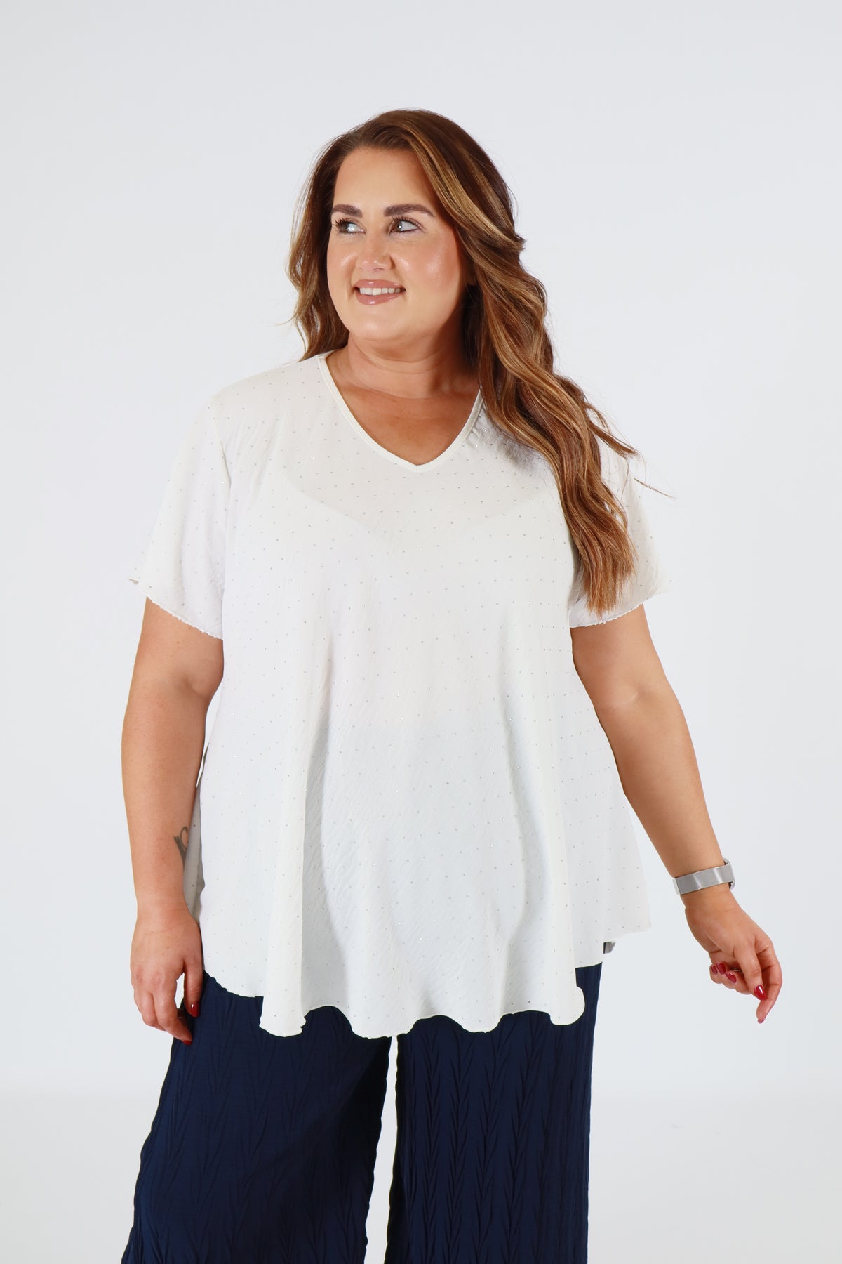 Nadia Blouse in White