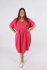 Lexi Dress in Fuchsia